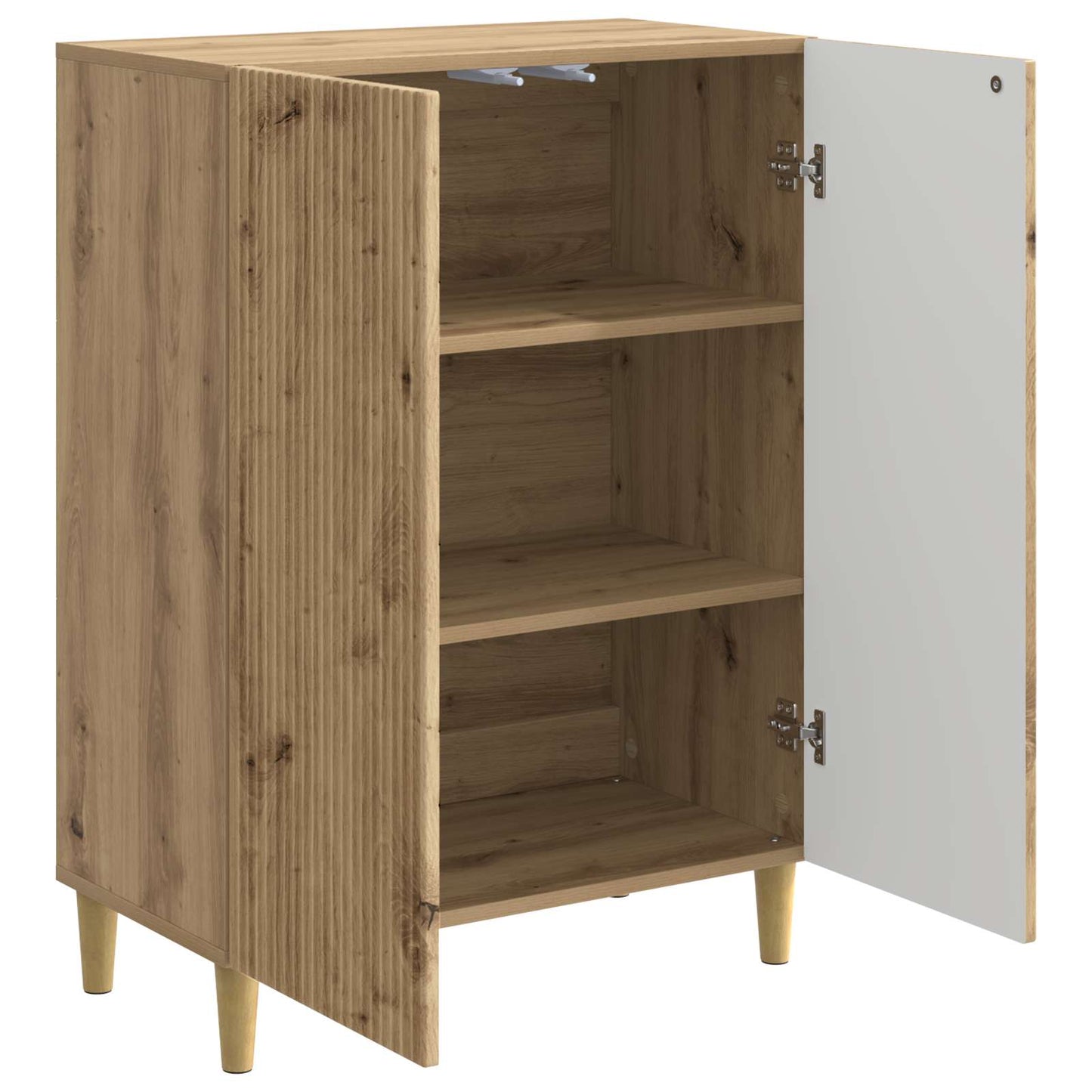 Dressoir Artisanaal eiken 66 x 34,5 x 90 cm Bewerkt hout is nu te koop bij PeponiXL, paradijselijk wonen!