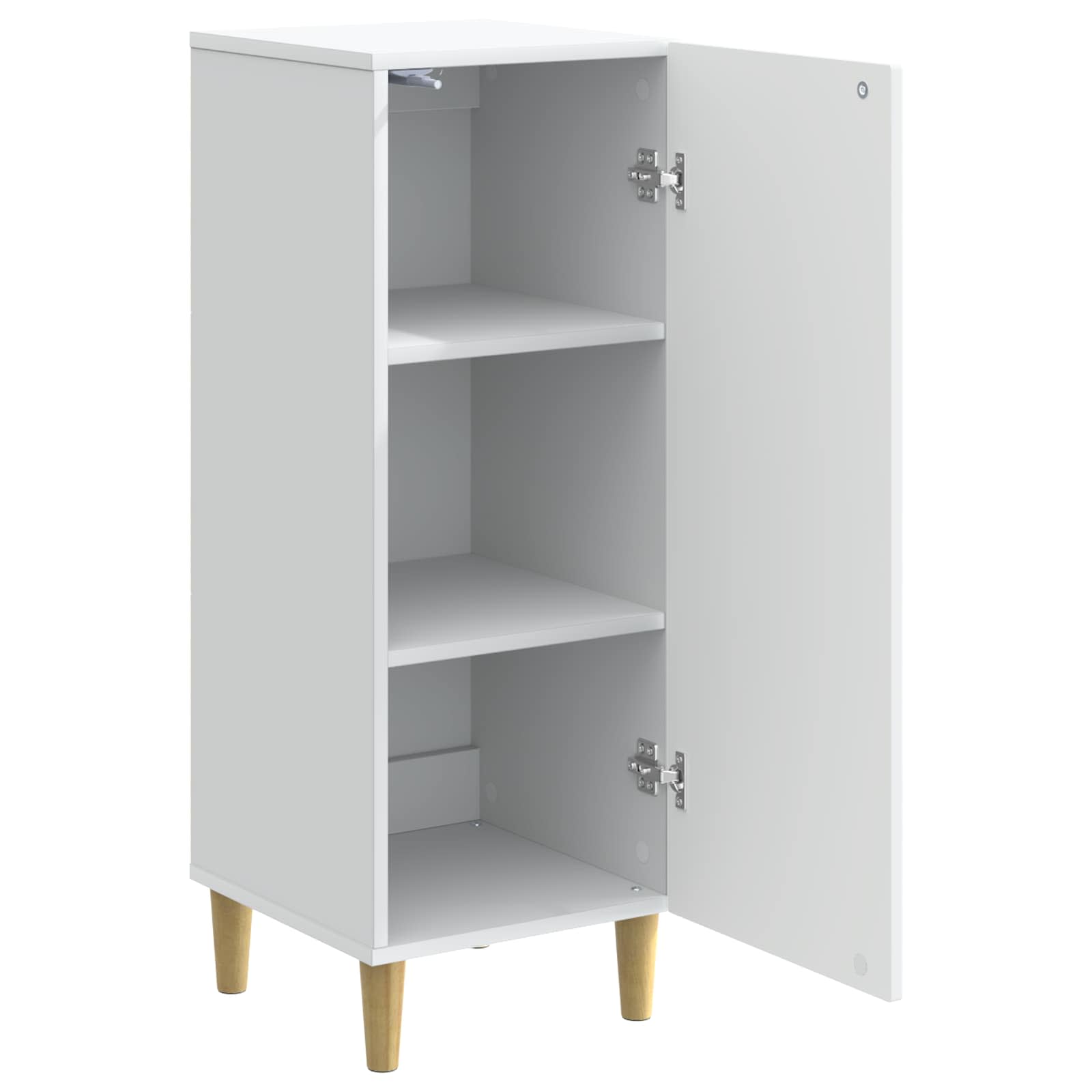 Dressoir Wit 33 x 34,5 x 90 cm Bewerkt hout is nu te koop bij PeponiXL, paradijselijk wonen!