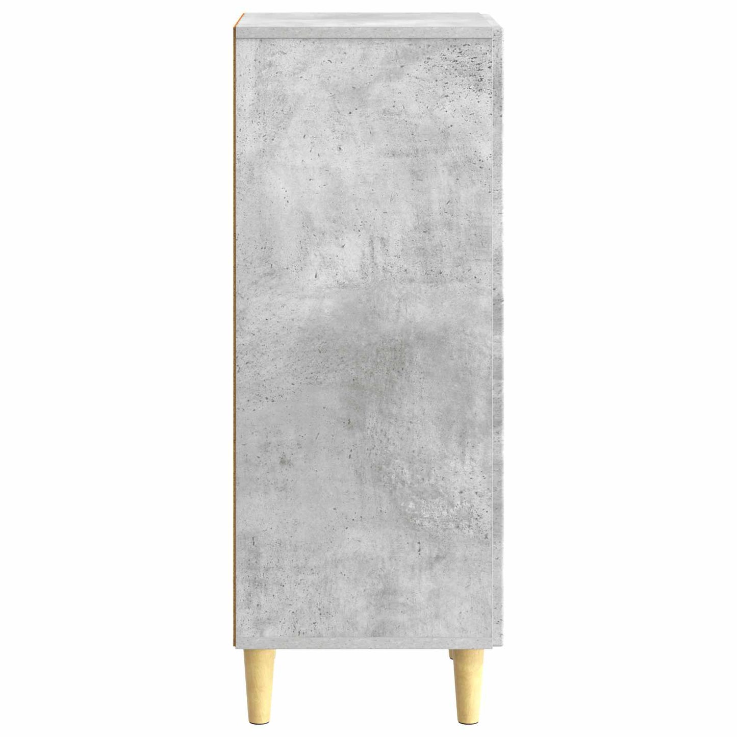 Dressoir Betongrijs 33 x 34,5 x 90 cm Bewerkt hout is nu te koop bij PeponiXL, paradijselijk wonen!