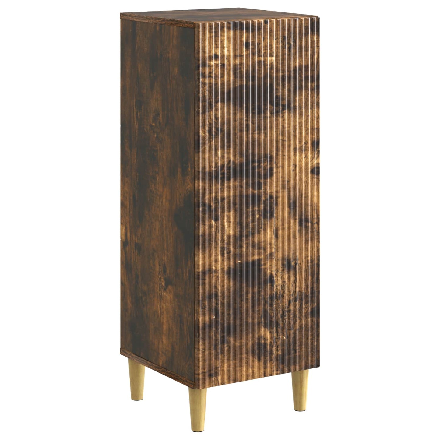 Dressoir Gerookt eiken 33 x 34,5 x 90 cm Bewerkt hout is nu te koop bij PeponiXL, paradijselijk wonen!