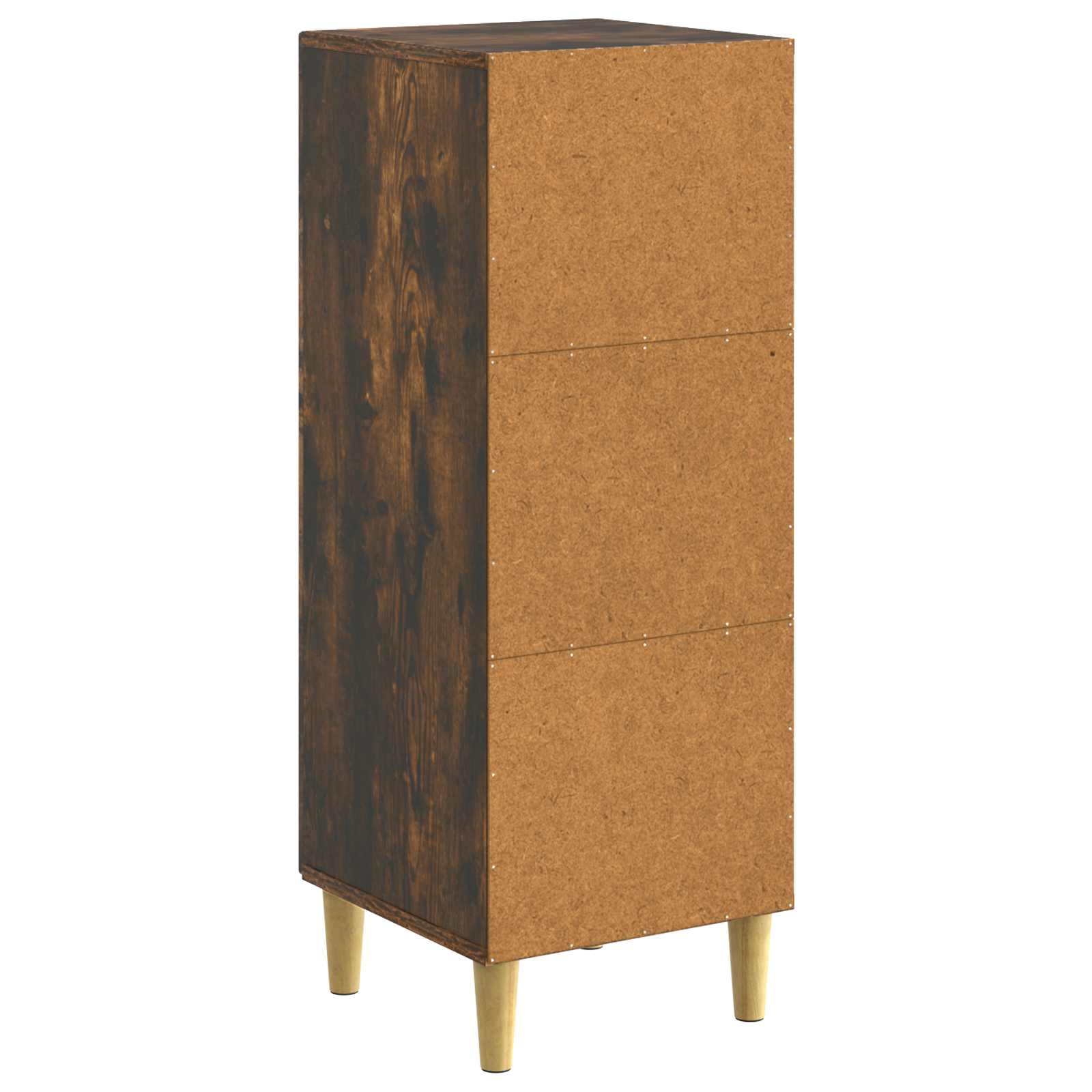 Dressoir Gerookt eiken 33 x 34,5 x 90 cm Bewerkt hout is nu te koop bij PeponiXL, paradijselijk wonen!