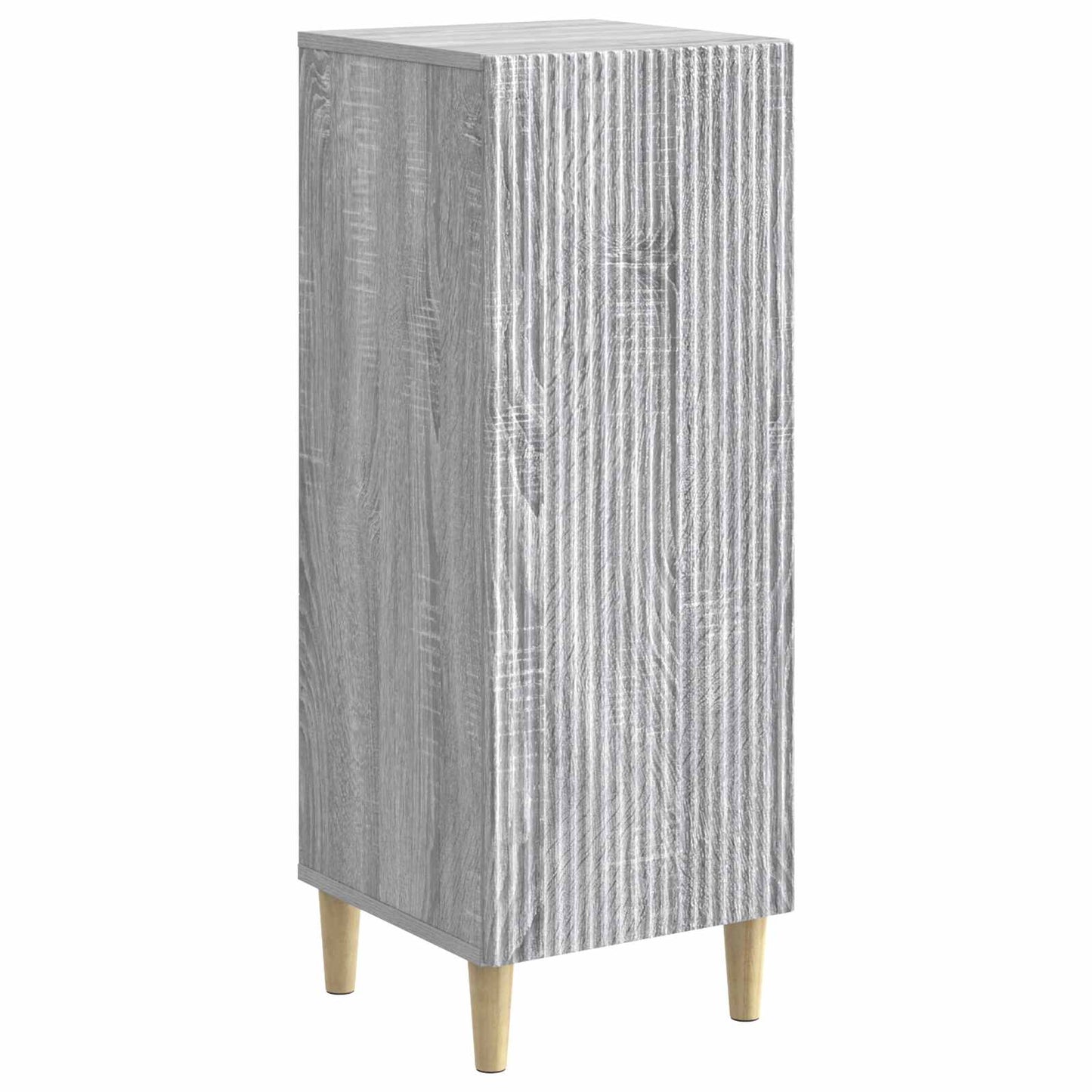 Dressoir Grijs sonoma 33 x 34,5 x 90 cm Bewerkt hout is nu te koop bij PeponiXL, paradijselijk wonen!