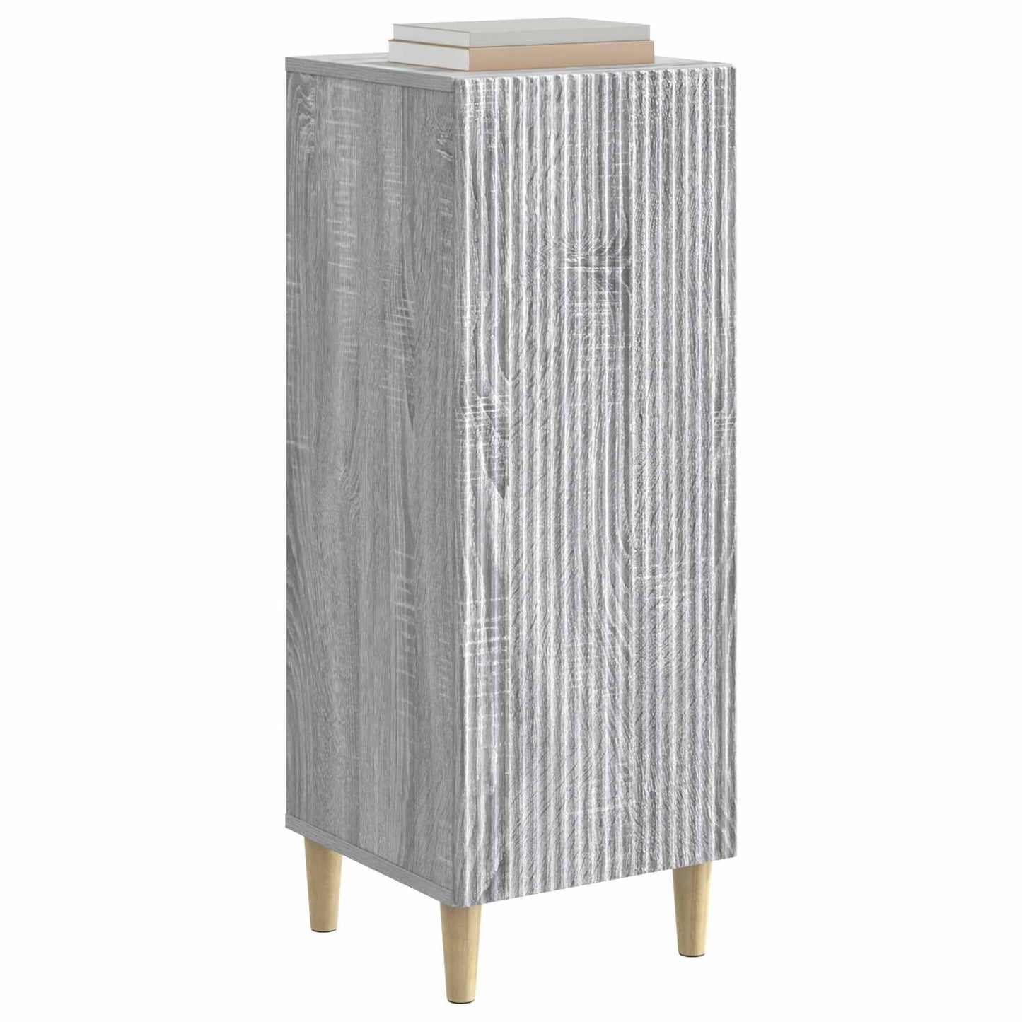 Dressoir Grijs sonoma 33 x 34,5 x 90 cm Bewerkt hout is nu te koop bij PeponiXL, paradijselijk wonen!