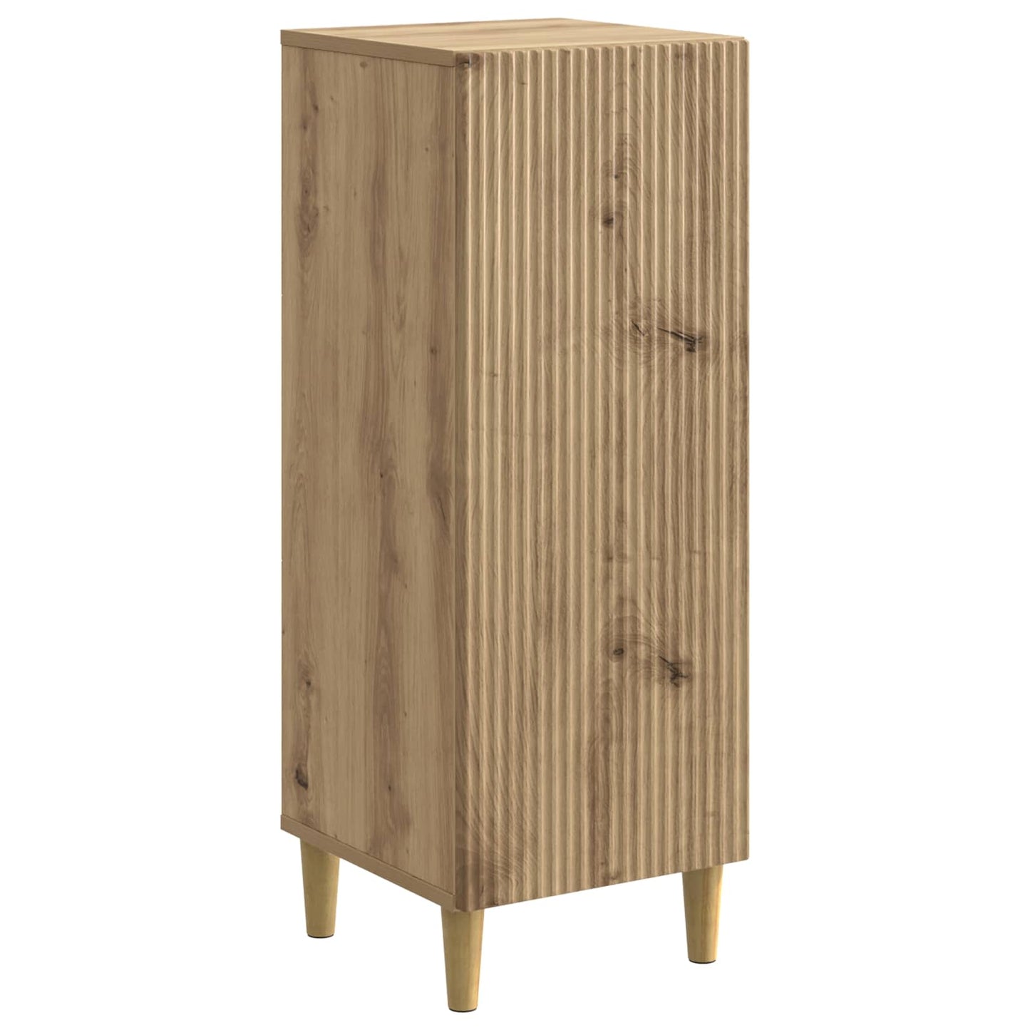 Dressoir Artisanaal eiken 33 x 34,5 x 90 cm Bewerkt hout is nu te koop bij PeponiXL, paradijselijk wonen!