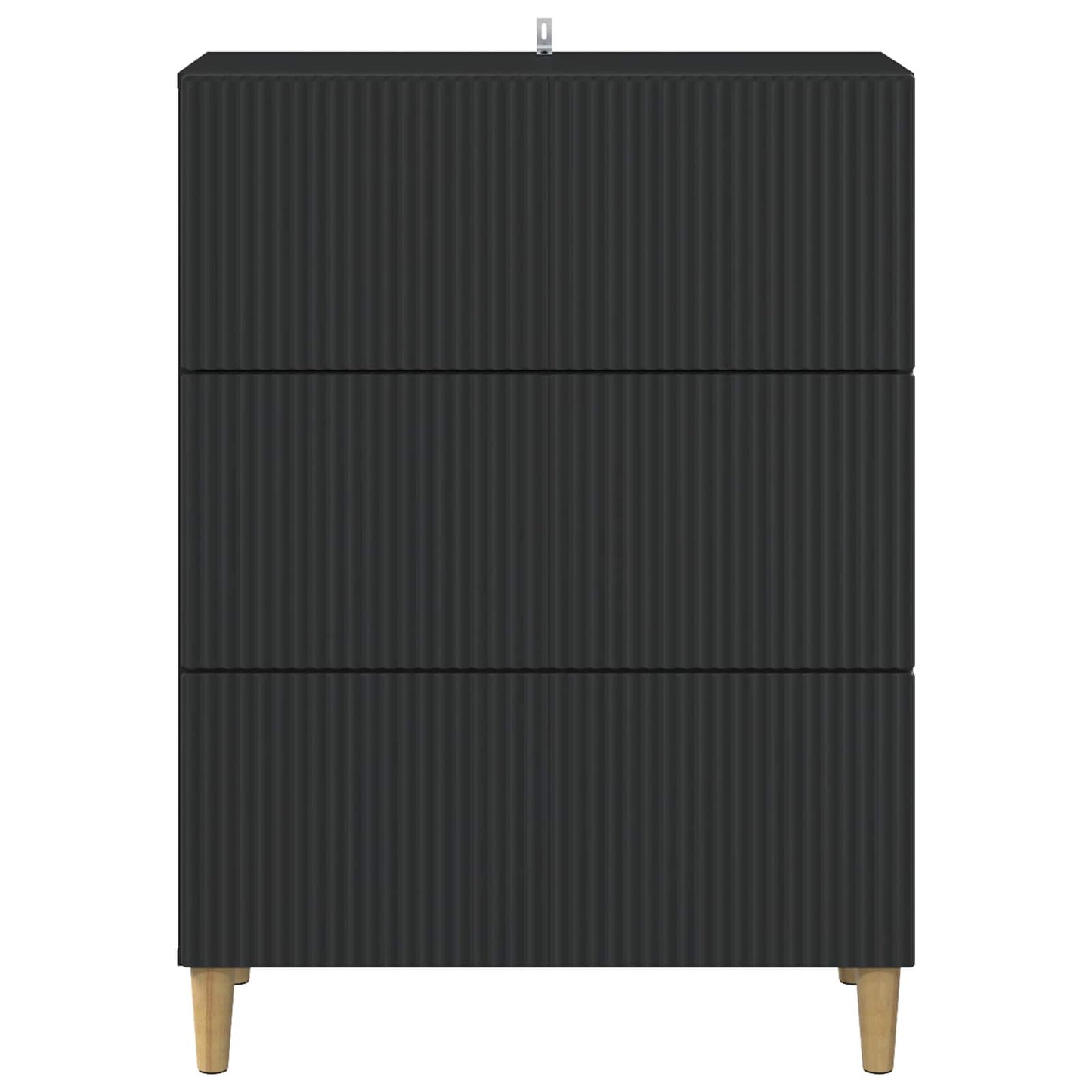 Ladenkast Zwart 66 x 34,5 x 90 cm Bewerkt hout is nu te koop bij PeponiXL, paradijselijk wonen!