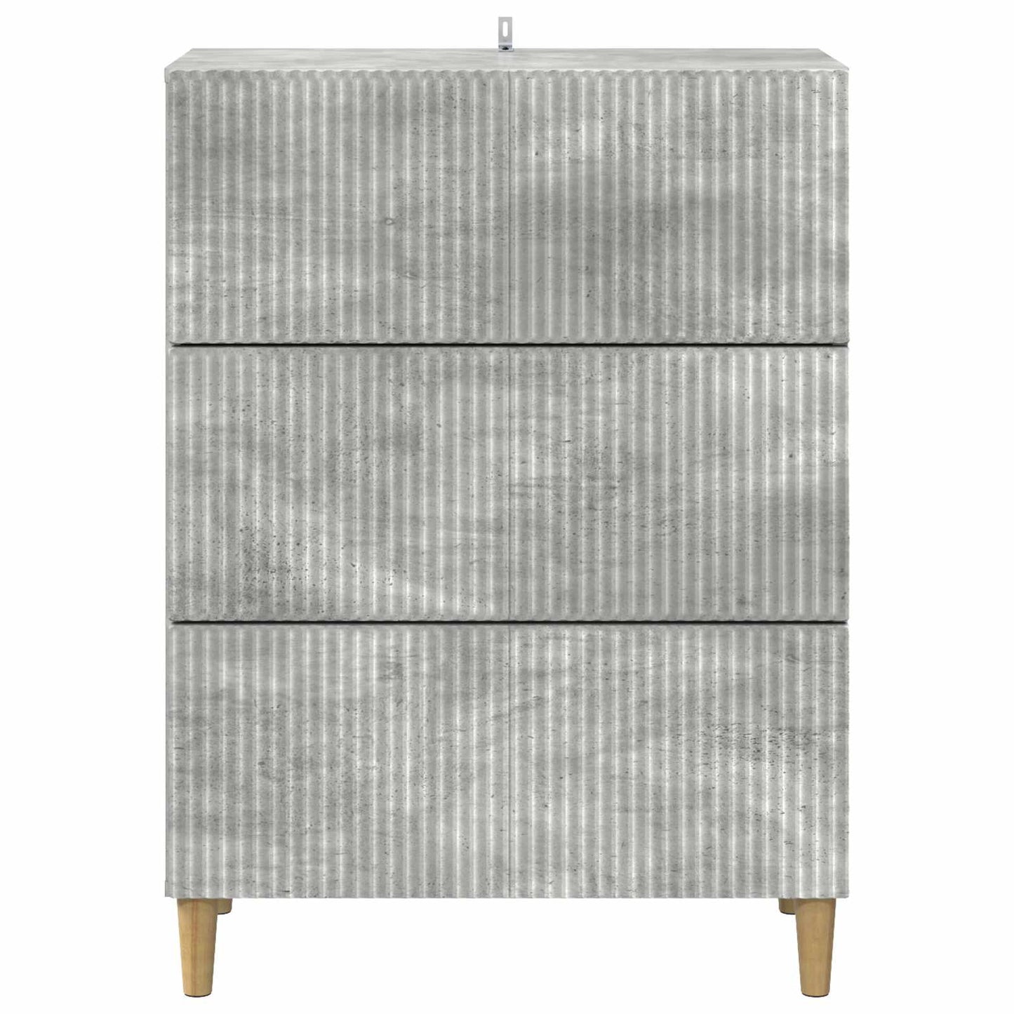 Ladenkast Betongrijs 66 x 34,5 x 90 cm Bewerkt hout is nu te koop bij PeponiXL, paradijselijk wonen!