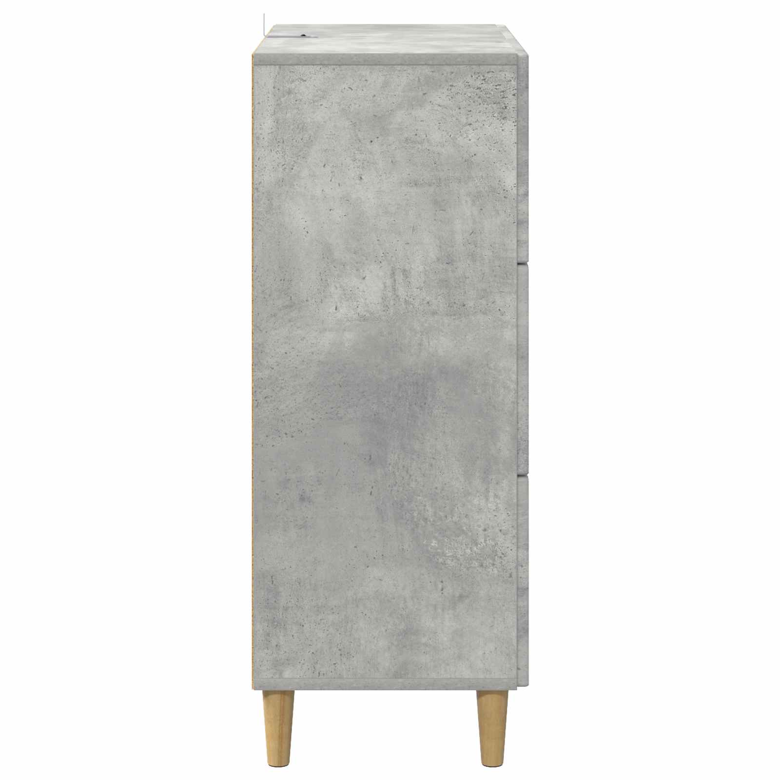 Ladenkast Betongrijs 66 x 34,5 x 90 cm Bewerkt hout is nu te koop bij PeponiXL, paradijselijk wonen!