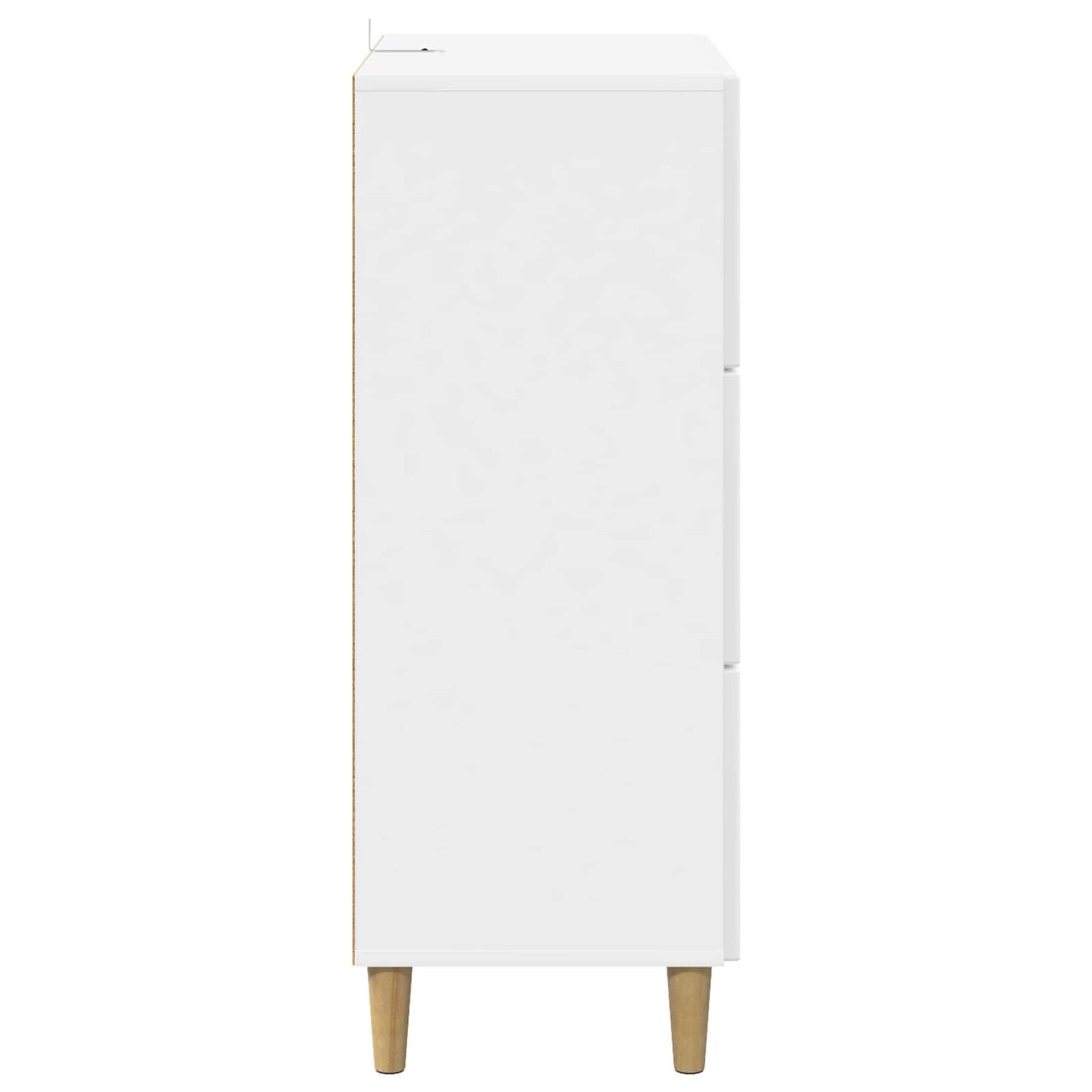 Ladenkast Hoogglans Wit 66 x 34,5 x 90 cm Bewerkt hout is nu te koop bij PeponiXL, paradijselijk wonen!