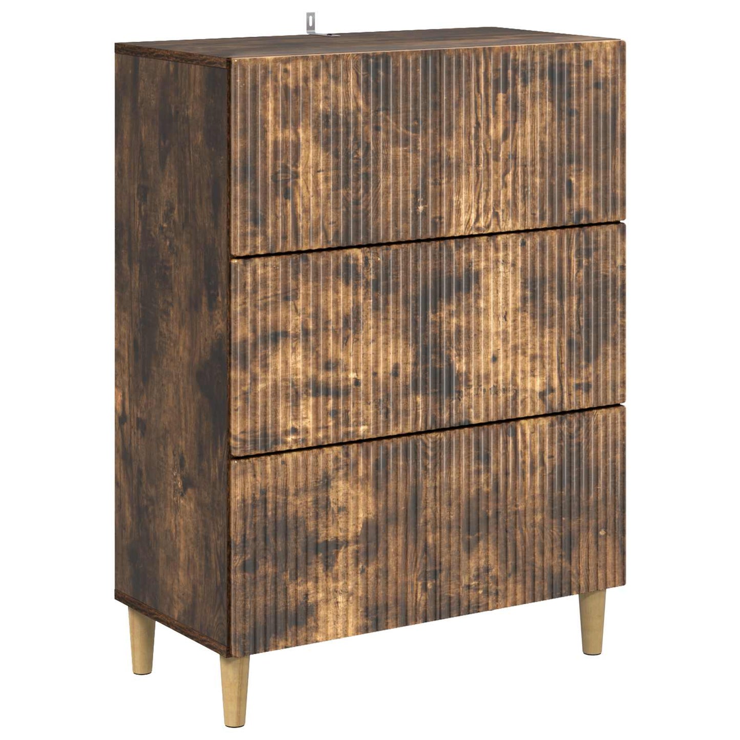 Ladenkast Gerookt eiken 66 x 34,5 x 90 cm Bewerkt hout is nu te koop bij PeponiXL, paradijselijk wonen!