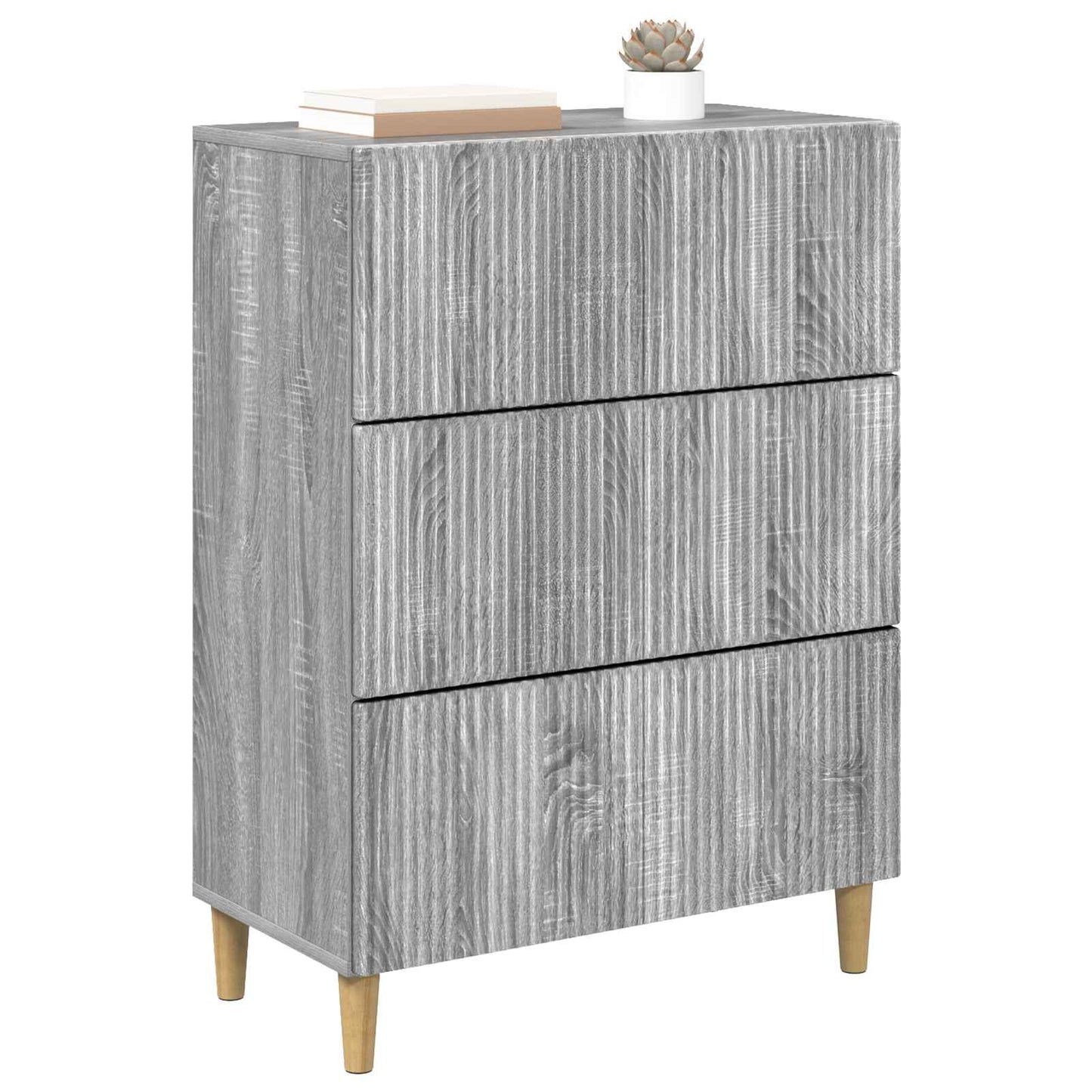 Ladenkast Grijs sonoma 66 x 34,5 x 90 cm Bewerkt hout is nu te koop bij PeponiXL, paradijselijk wonen!
