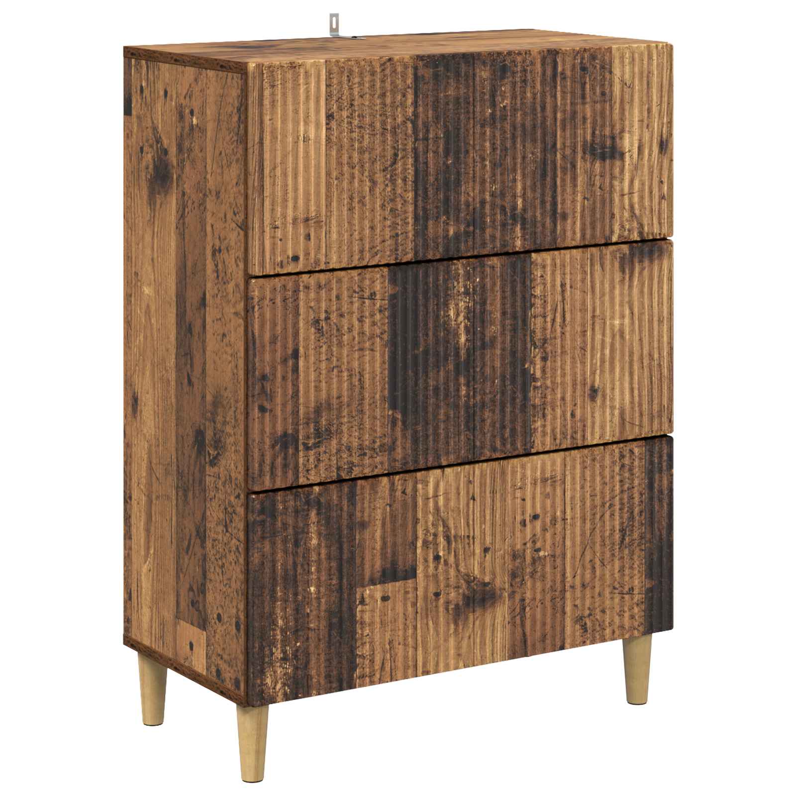 Ladenkast Oud hout 66 x 34,5 x 90 cm Bewerkt hout is nu te koop bij PeponiXL, paradijselijk wonen!