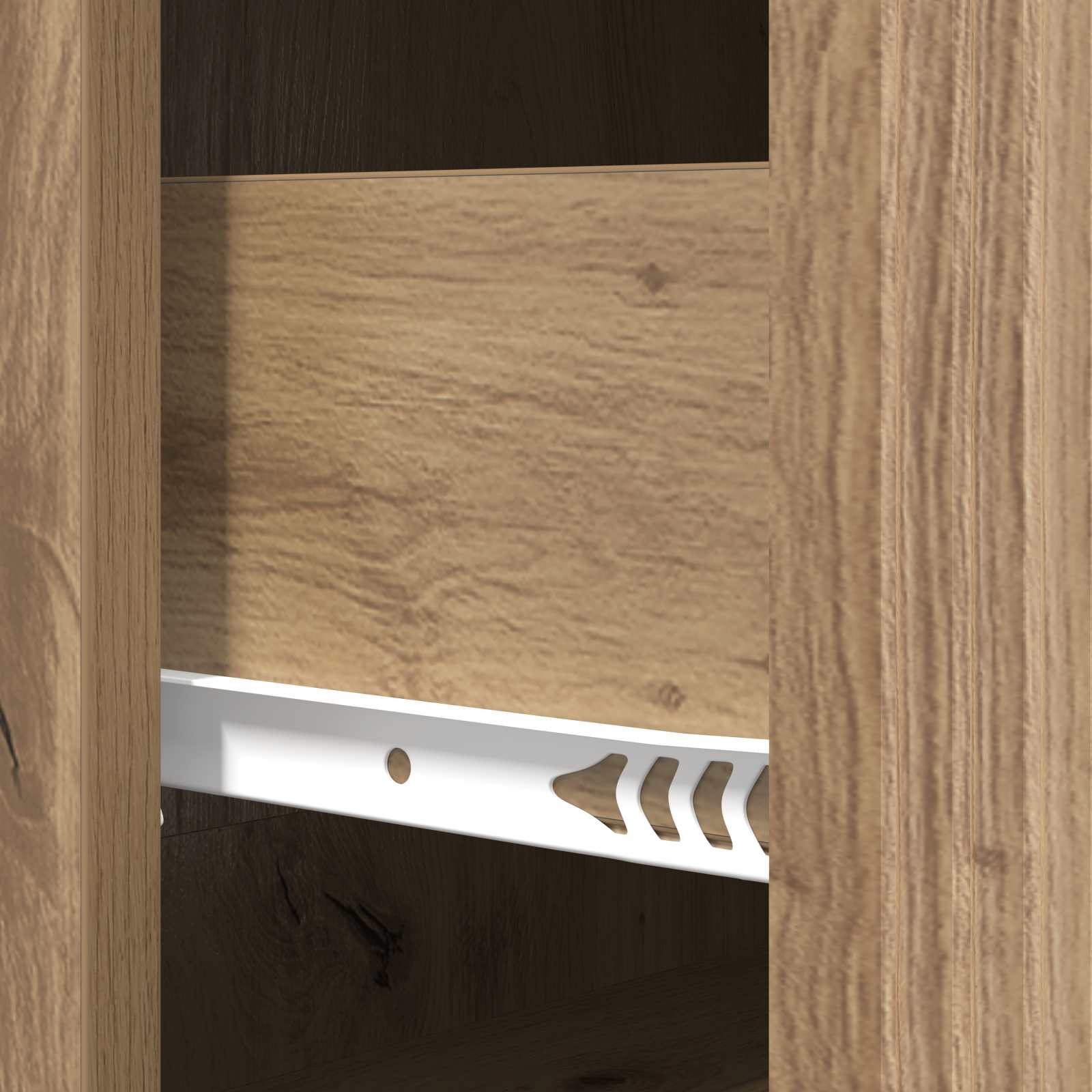 Ladenkast Artisanaal eiken 66 x 34,5 x 90 cm Bewerkt hout is nu te koop bij PeponiXL, paradijselijk wonen!