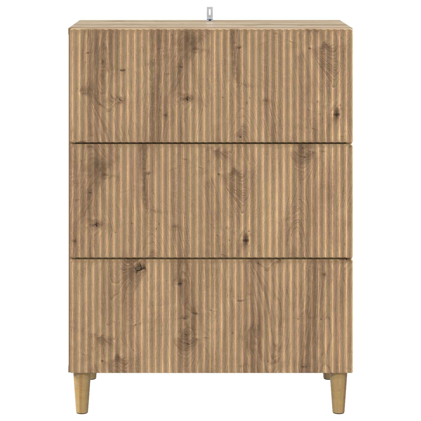 Ladenkast Artisanaal eiken 66 x 34,5 x 90 cm Bewerkt hout is nu te koop bij PeponiXL, paradijselijk wonen!