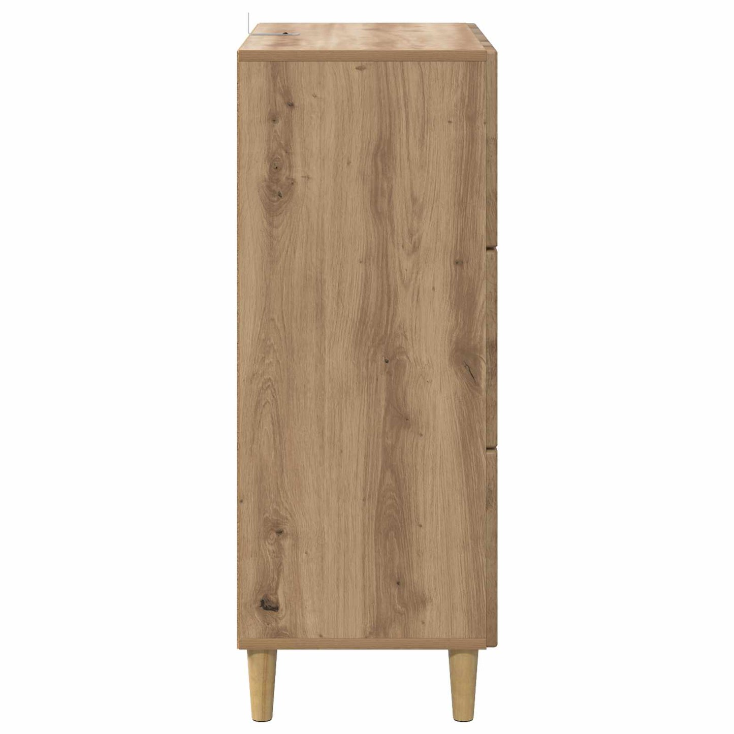Ladenkast Artisanaal eiken 66 x 34,5 x 90 cm Bewerkt hout is nu te koop bij PeponiXL, paradijselijk wonen!