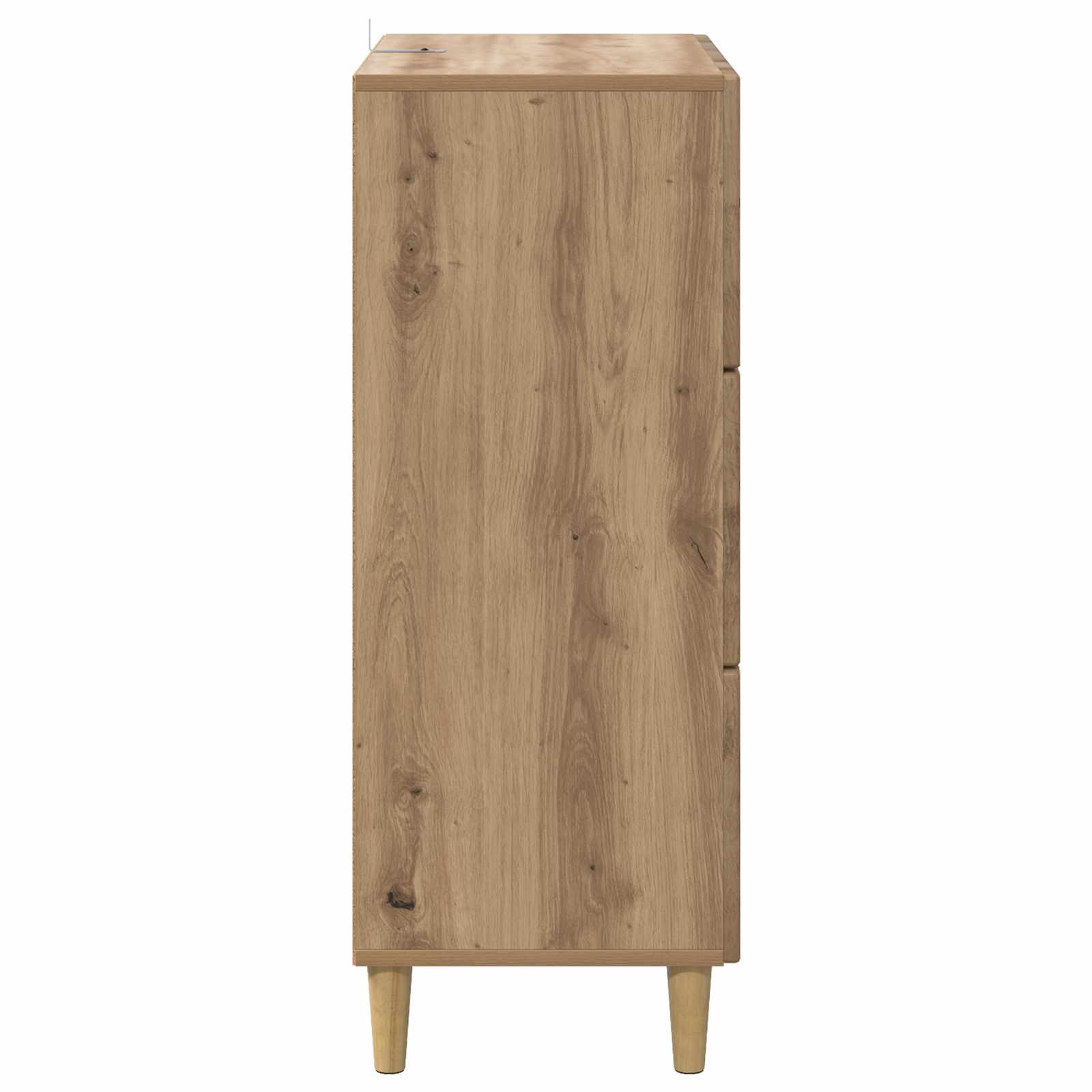 Ladenkast Artisanaal eiken 66 x 34,5 x 90 cm Bewerkt hout is nu te koop bij PeponiXL, paradijselijk wonen!