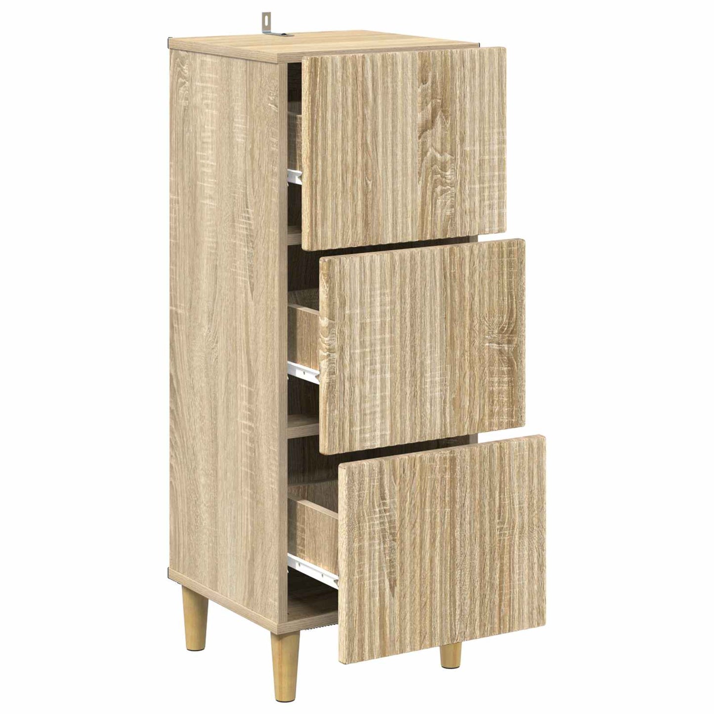 Ladenkast Sonoma Eiken 33 x 34,5 x 90 cm Bewerkt hout is nu te koop bij PeponiXL, paradijselijk wonen!