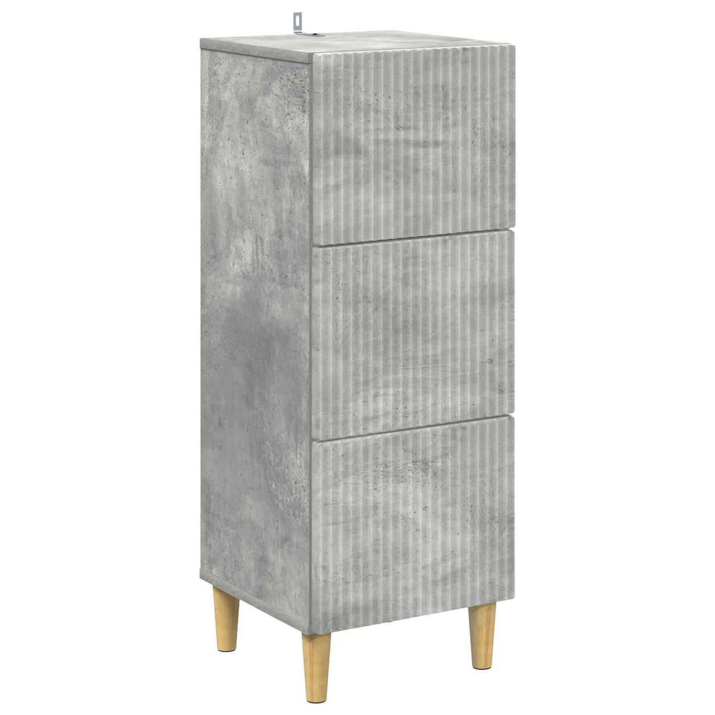 Ladenkast Betongrijs 33 x 34,5 x 90 cm Bewerkt hout is nu te koop bij PeponiXL, paradijselijk wonen!