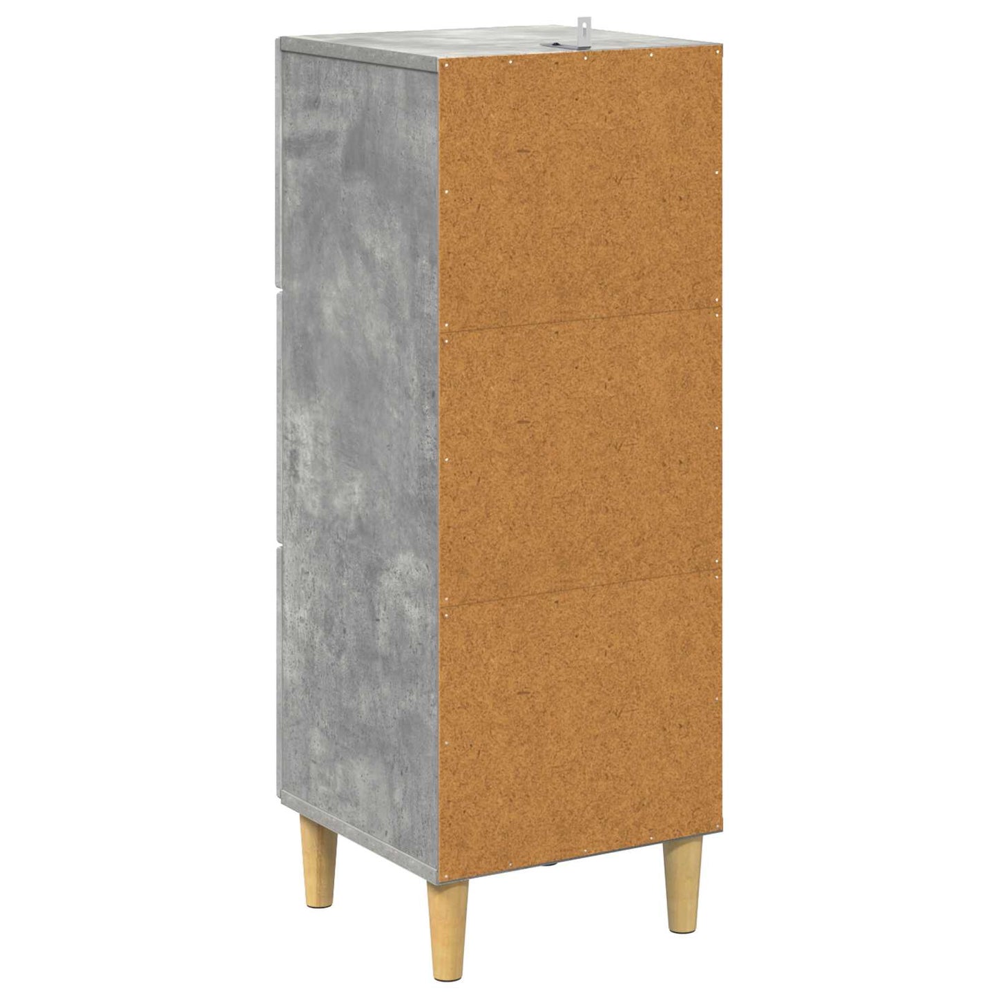Ladenkast Betongrijs 33 x 34,5 x 90 cm Bewerkt hout is nu te koop bij PeponiXL, paradijselijk wonen!