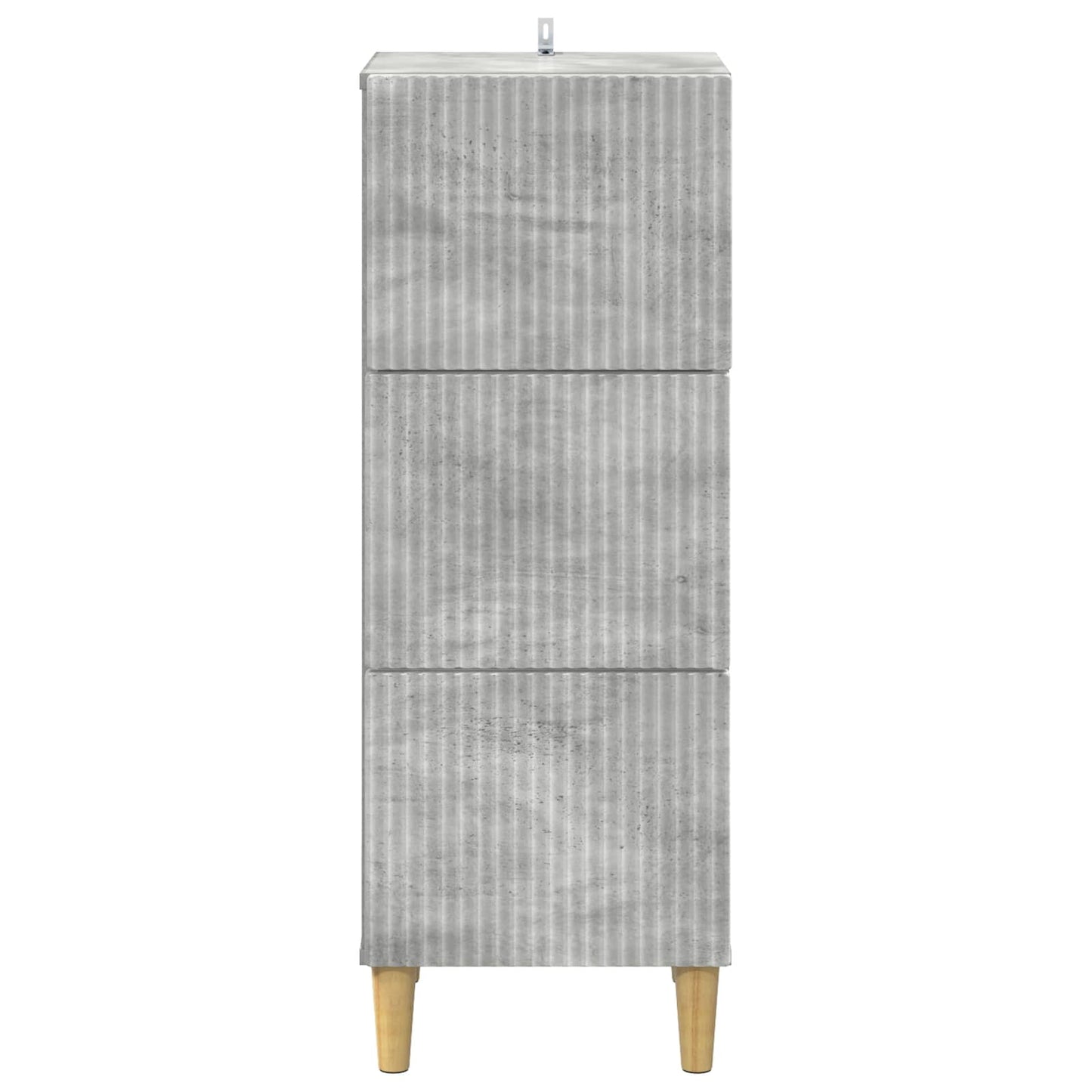 Ladenkast Betongrijs 33 x 34,5 x 90 cm Bewerkt hout is nu te koop bij PeponiXL, paradijselijk wonen!
