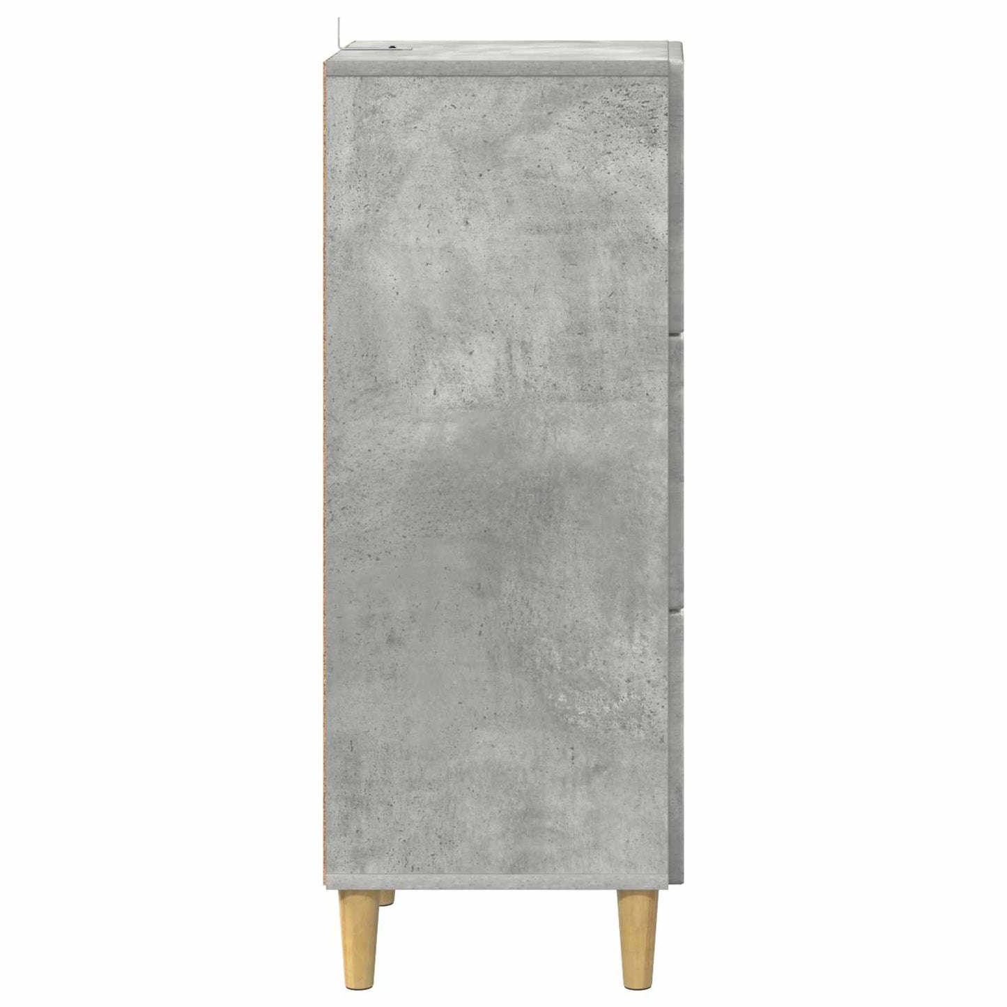 Ladenkast Betongrijs 33 x 34,5 x 90 cm Bewerkt hout is nu te koop bij PeponiXL, paradijselijk wonen!