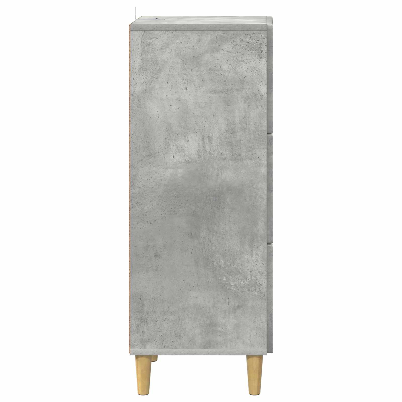 Ladenkast Betongrijs 33 x 34,5 x 90 cm Bewerkt hout is nu te koop bij PeponiXL, paradijselijk wonen!