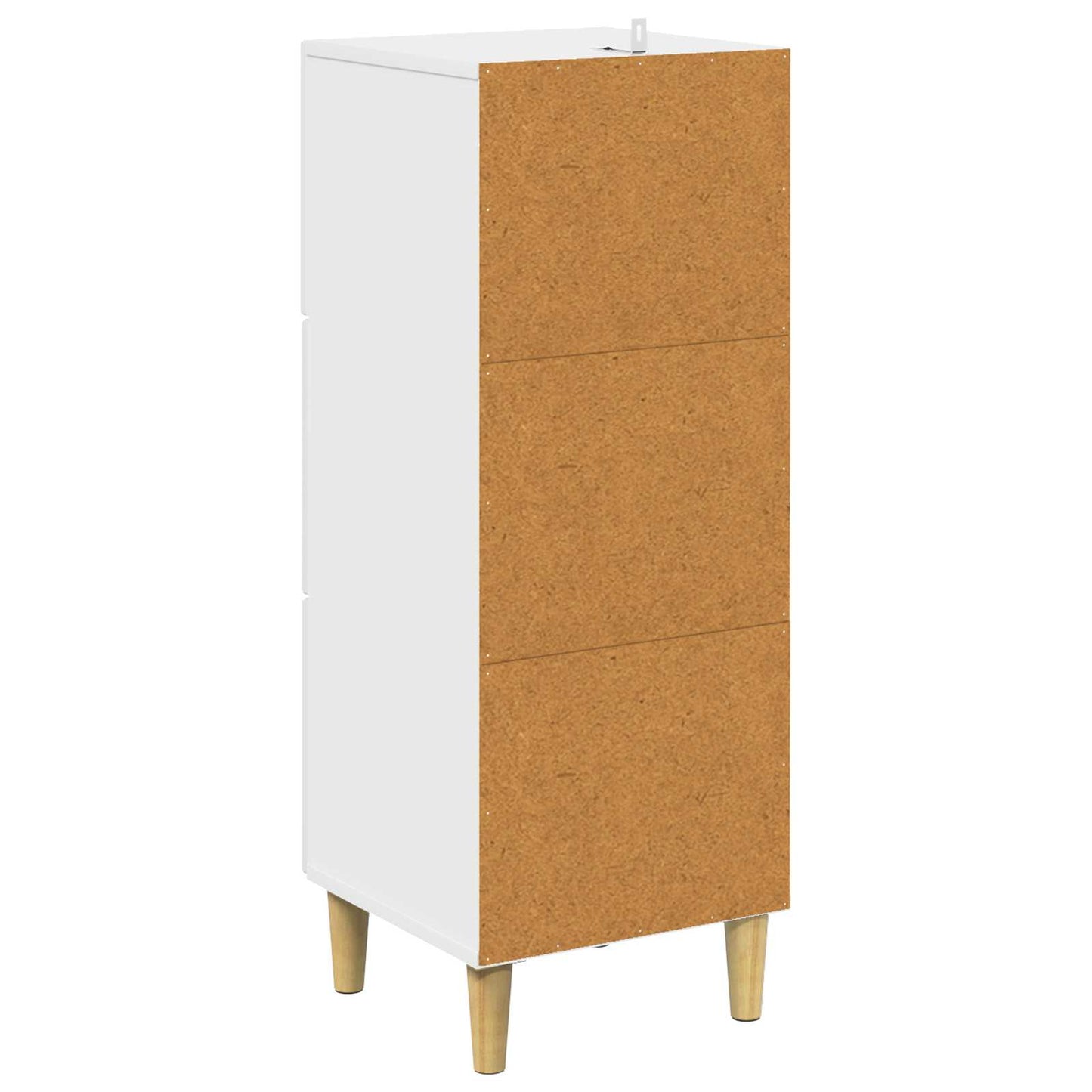 Ladenkast Hoogglans Wit 33 x 34,5 x 90 cm Bewerkt hout is nu te koop bij PeponiXL, paradijselijk wonen!