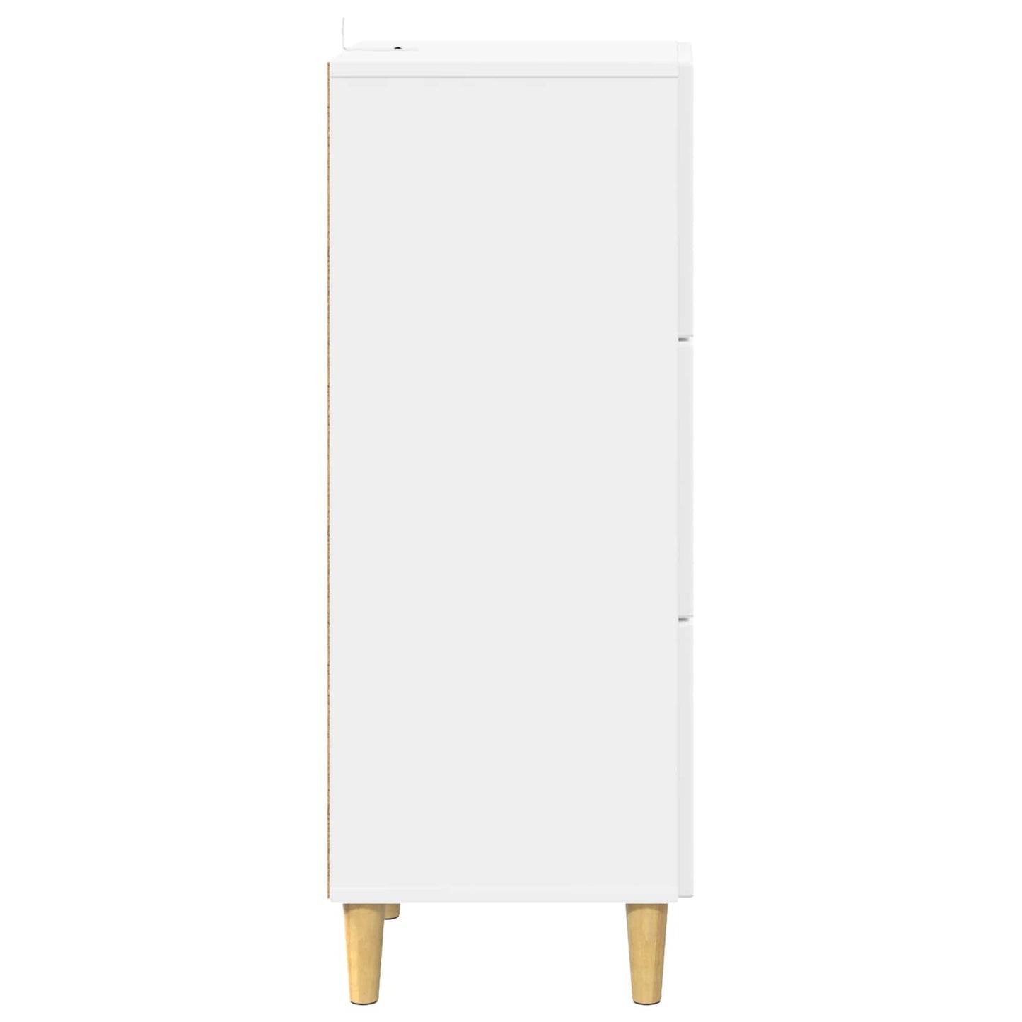 Ladenkast Hoogglans Wit 33 x 34,5 x 90 cm Bewerkt hout is nu te koop bij PeponiXL, paradijselijk wonen!