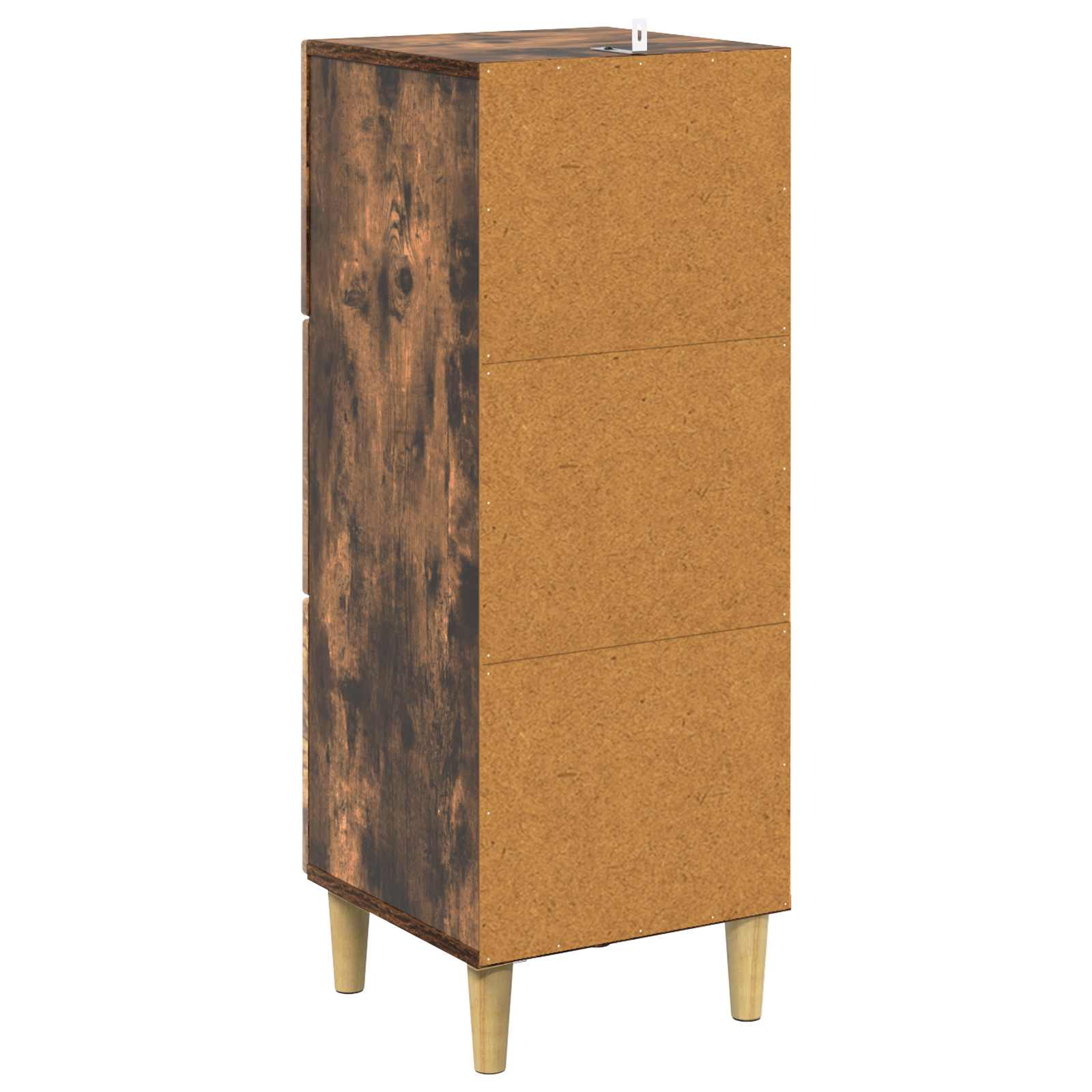 Ladenkast Gerookt eiken 33 x 34,5 x 90 cm Bewerkt hout is nu te koop bij PeponiXL, paradijselijk wonen!