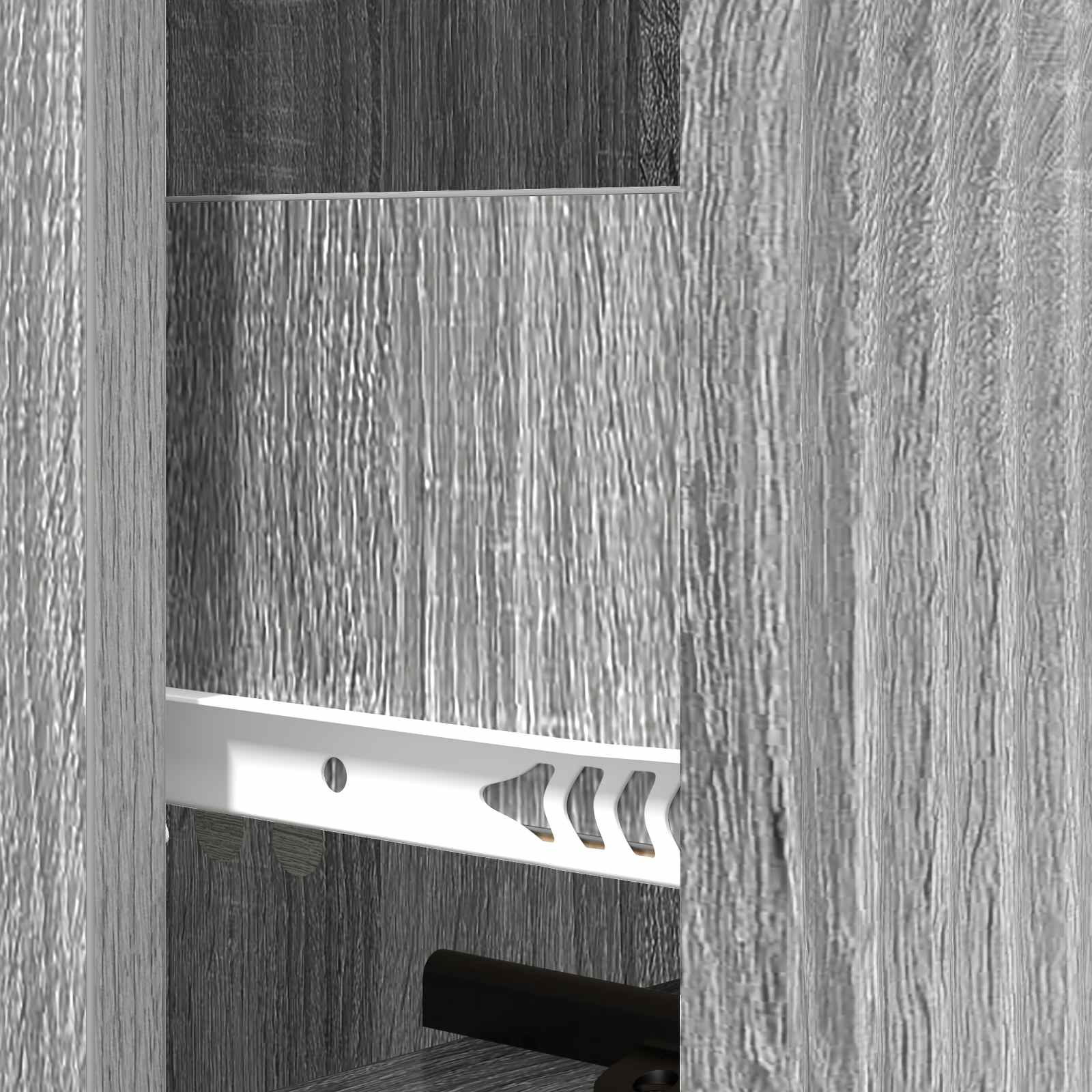 Ladenkast Grijs sonoma 33 x 34,5 x 90 cm Bewerkt hout is nu te koop bij PeponiXL, paradijselijk wonen!