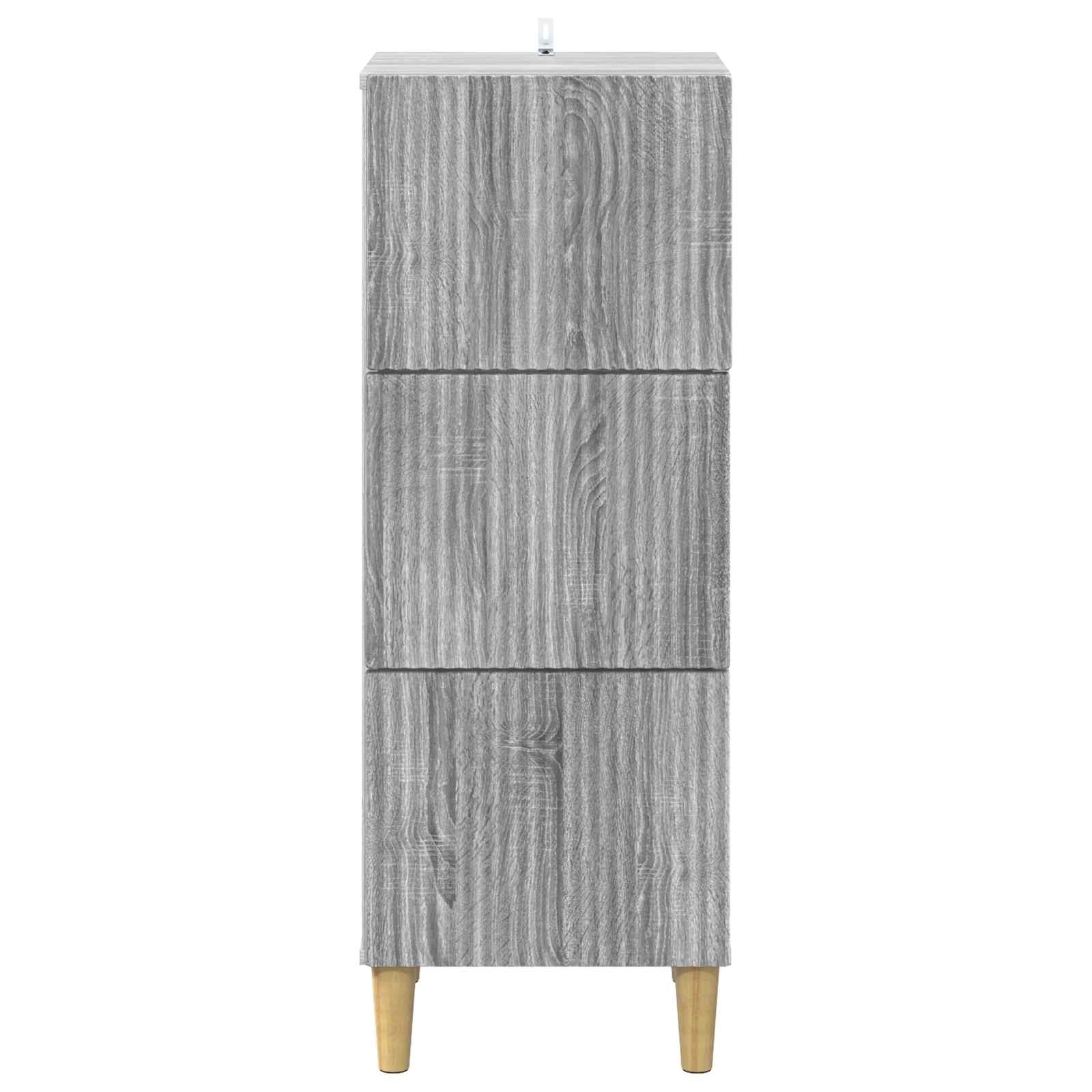 Ladenkast Grijs sonoma 33 x 34,5 x 90 cm Bewerkt hout is nu te koop bij PeponiXL, paradijselijk wonen!