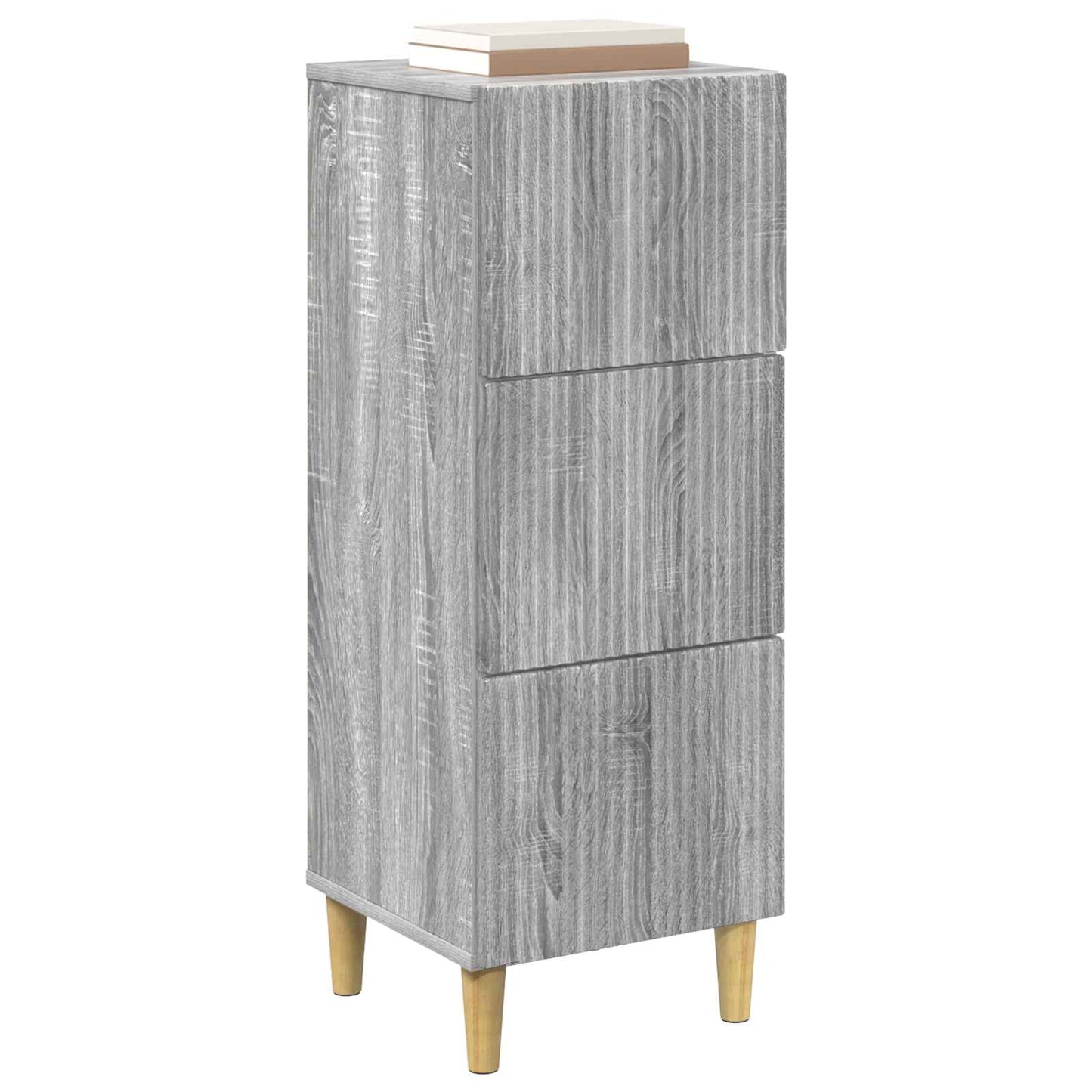Ladenkast Grijs sonoma 33 x 34,5 x 90 cm Bewerkt hout is nu te koop bij PeponiXL, paradijselijk wonen!