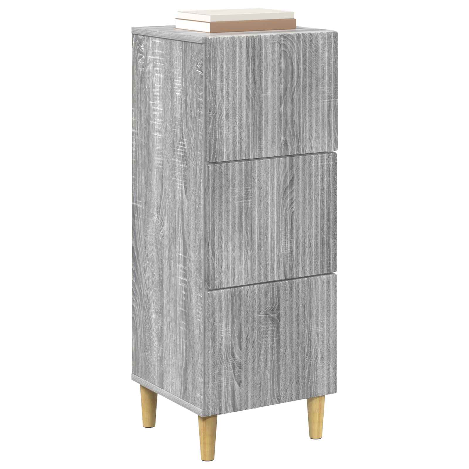 Ladenkast Grijs sonoma 33 x 34,5 x 90 cm Bewerkt hout is nu te koop bij PeponiXL, paradijselijk wonen!