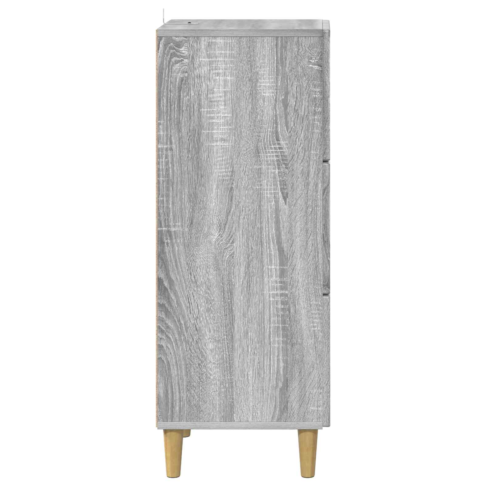 Ladenkast Grijs sonoma 33 x 34,5 x 90 cm Bewerkt hout is nu te koop bij PeponiXL, paradijselijk wonen!