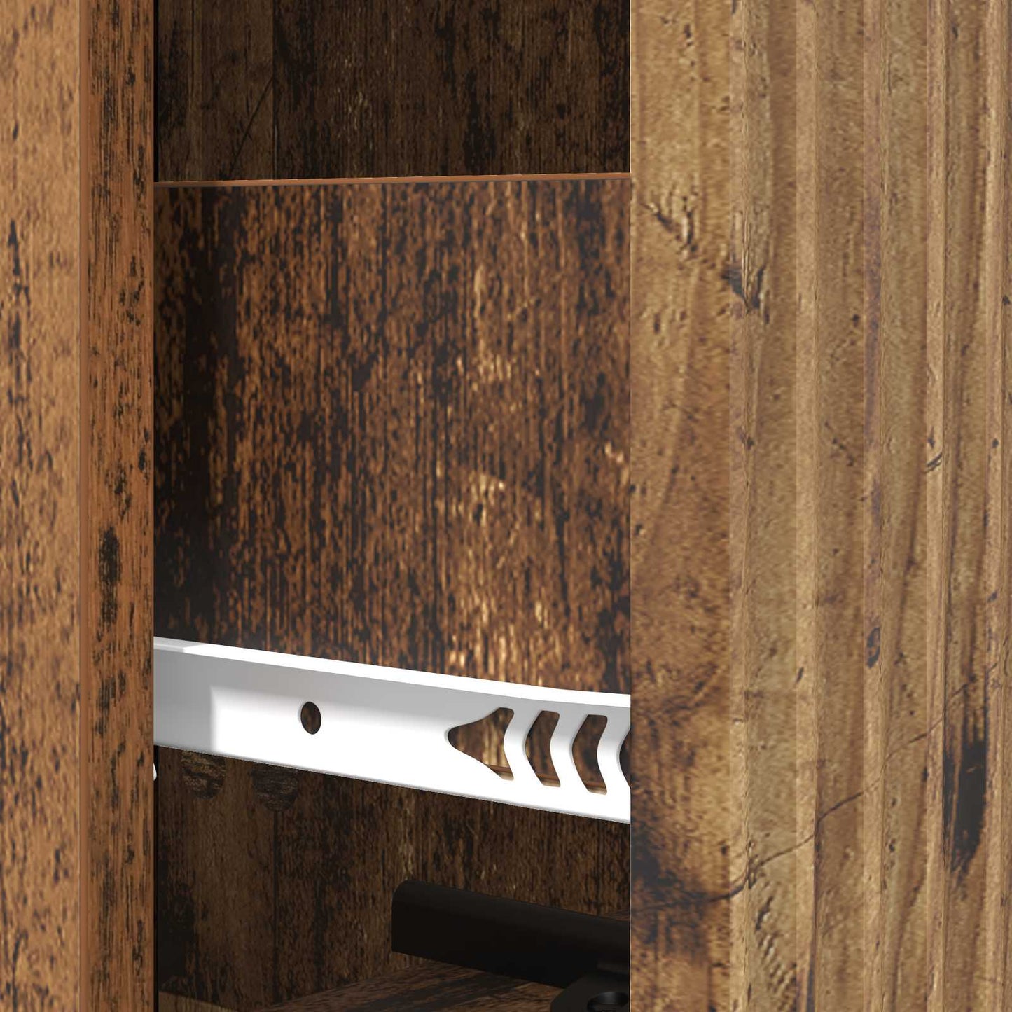 Ladenkast Oud hout 33 x 34,5 x 90 cm Bewerkt hout is nu te koop bij PeponiXL, paradijselijk wonen!