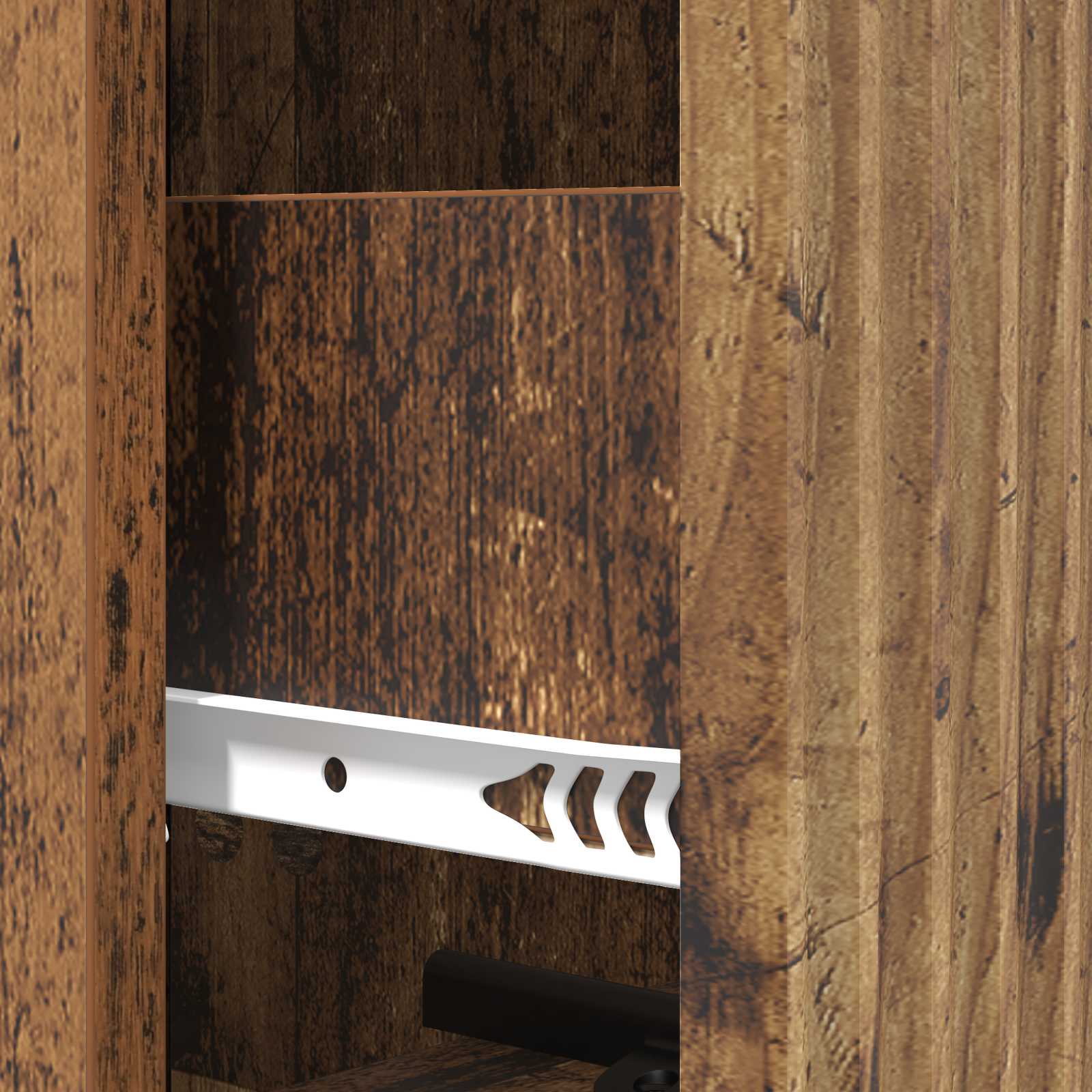 Ladenkast Oud hout 33 x 34,5 x 90 cm Bewerkt hout is nu te koop bij PeponiXL, paradijselijk wonen!