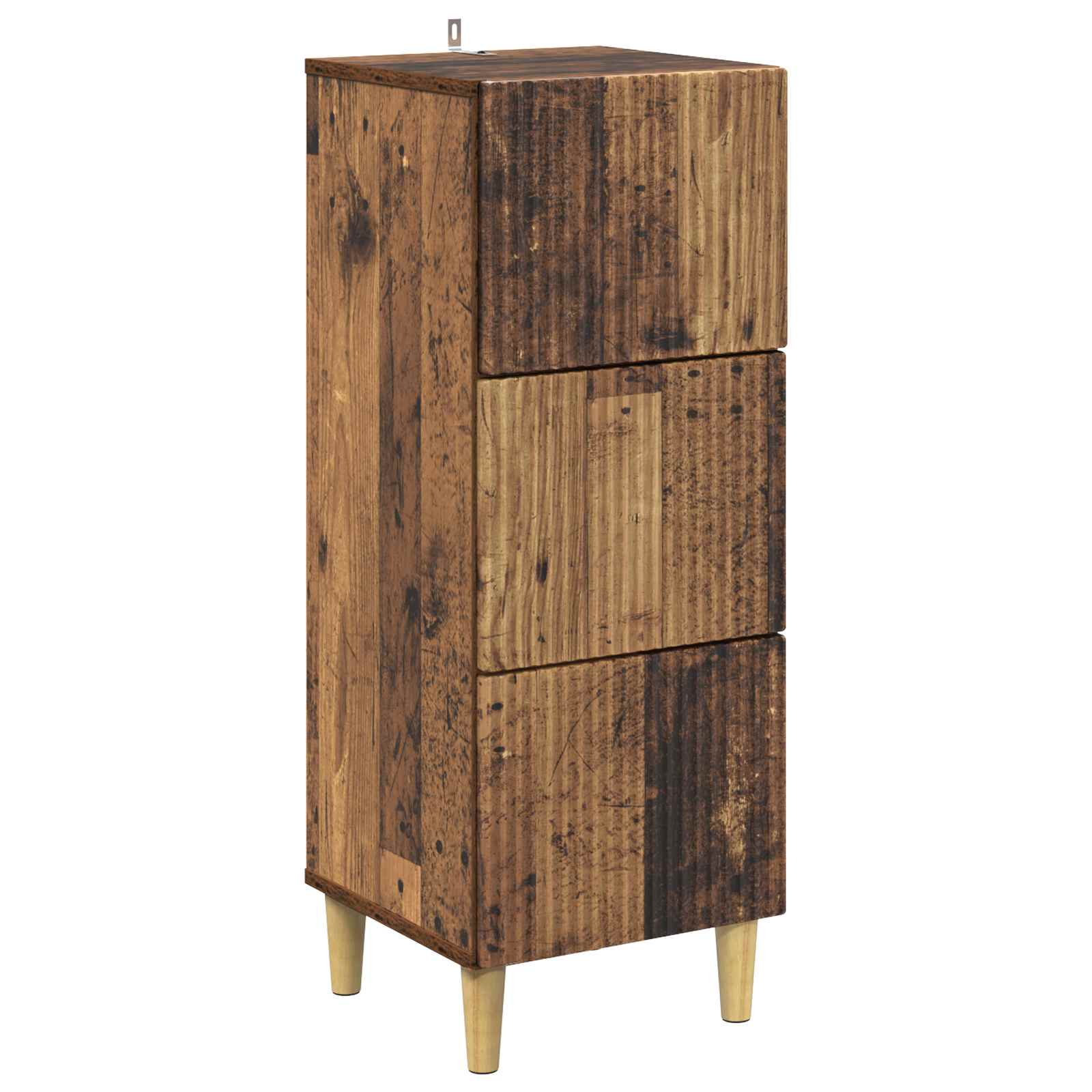 Ladenkast Oud hout 33 x 34,5 x 90 cm Bewerkt hout is nu te koop bij PeponiXL, paradijselijk wonen!