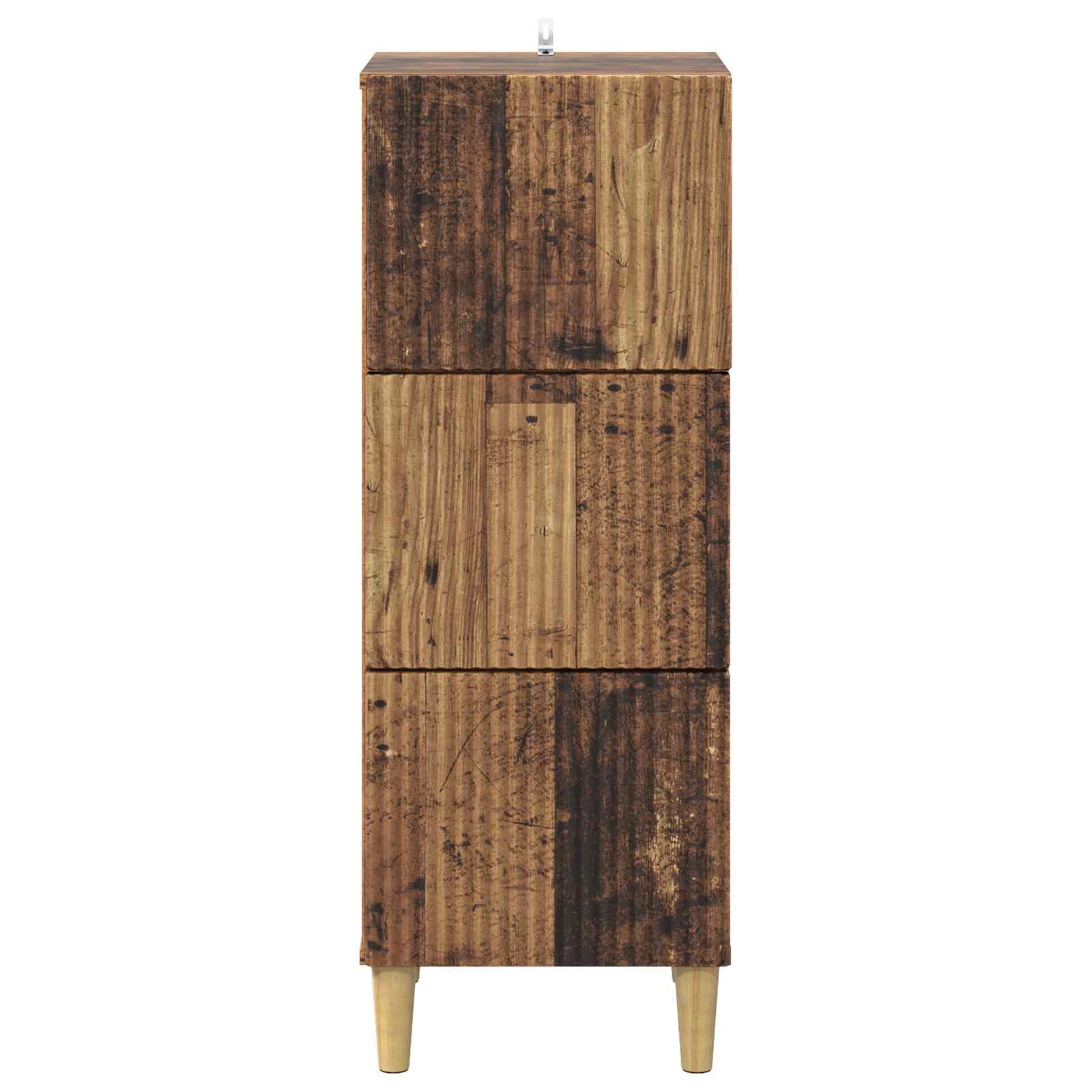 Ladenkast Oud hout 33 x 34,5 x 90 cm Bewerkt hout is nu te koop bij PeponiXL, paradijselijk wonen!