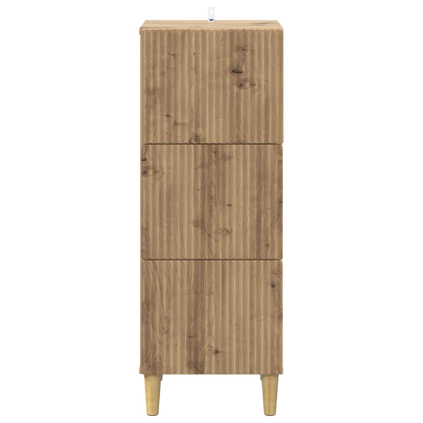 Ladenkast Artisanaal eiken 33 x 34,5 x 90 cm Bewerkt hout is nu te koop bij PeponiXL, paradijselijk wonen!