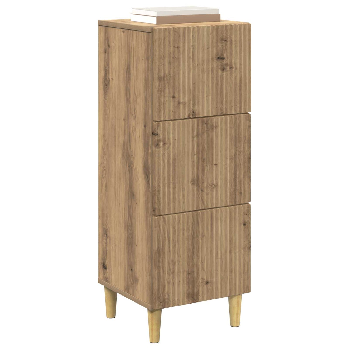 Ladenkast Artisanaal eiken 33 x 34,5 x 90 cm Bewerkt hout is nu te koop bij PeponiXL, paradijselijk wonen!