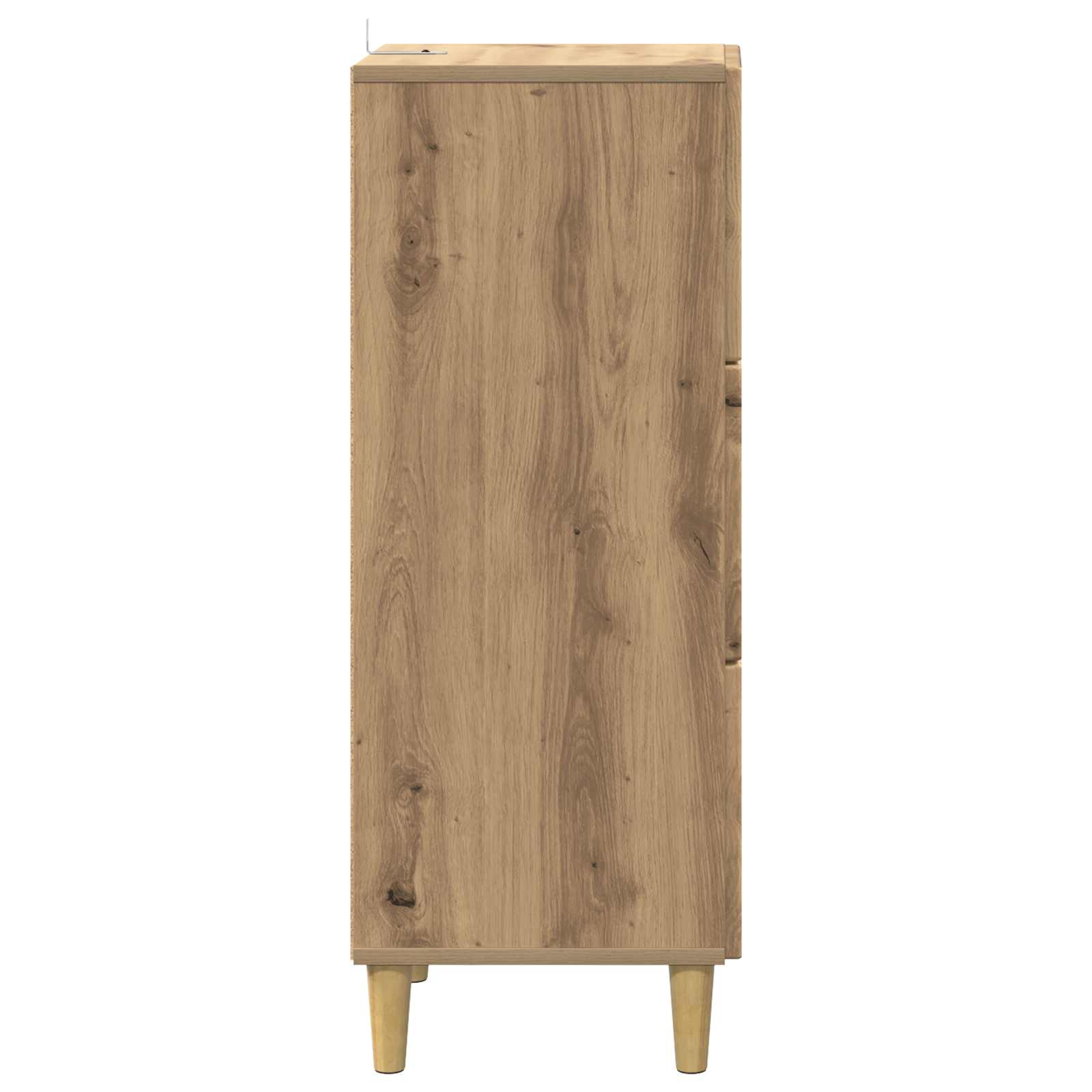 Ladenkast Artisanaal eiken 33 x 34,5 x 90 cm Bewerkt hout is nu te koop bij PeponiXL, paradijselijk wonen!