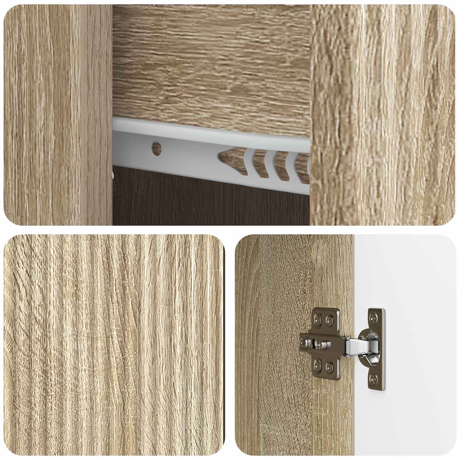 Dressoir met lade Sonoma Eiken 66 x 34,5 x 90 cm Bewerkt hout is nu te koop bij PeponiXL, paradijselijk wonen!