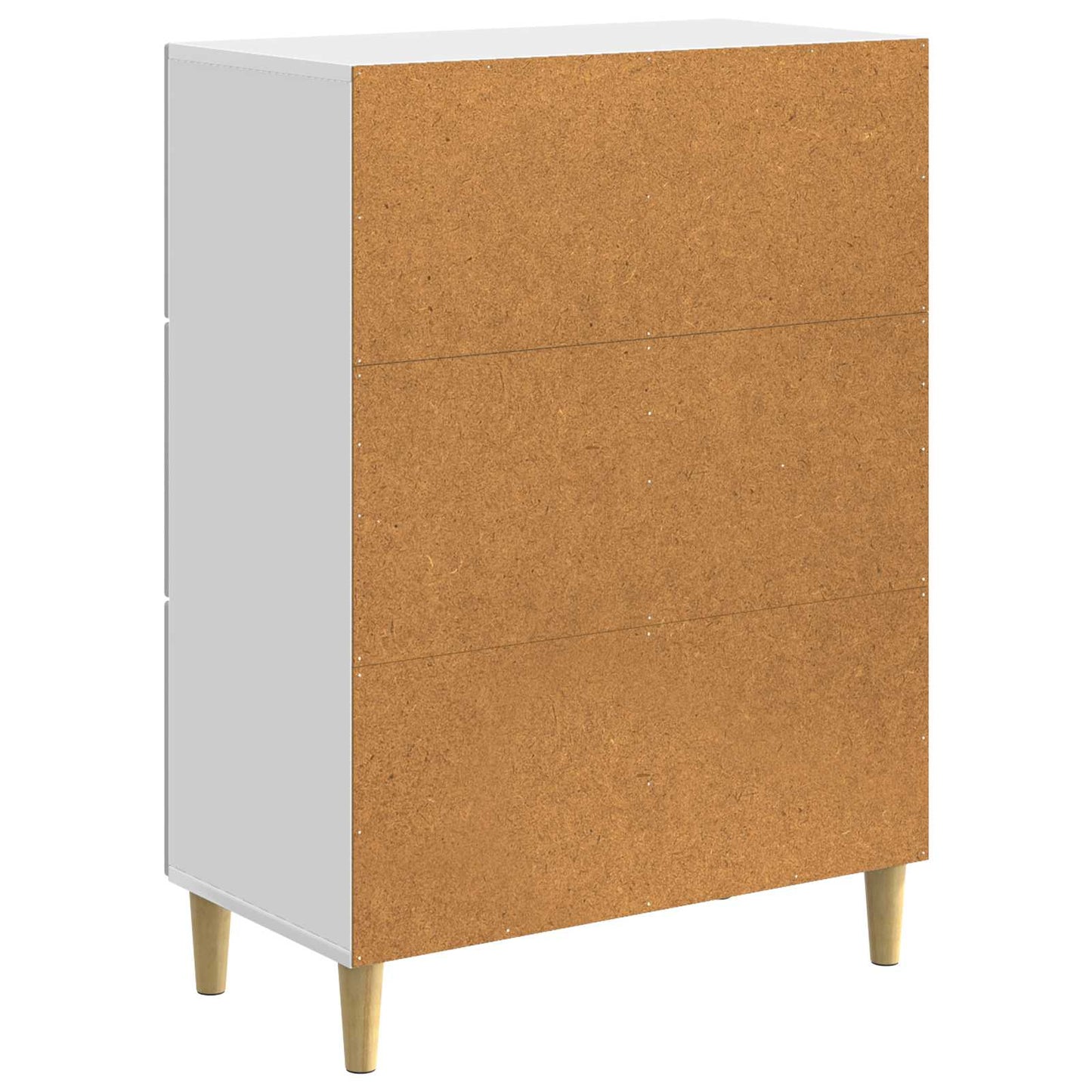 Dressoir met lade Hoogglans Wit 66 x 34,5 x 90 cm Bewerkt hout is nu te koop bij PeponiXL, paradijselijk wonen!
