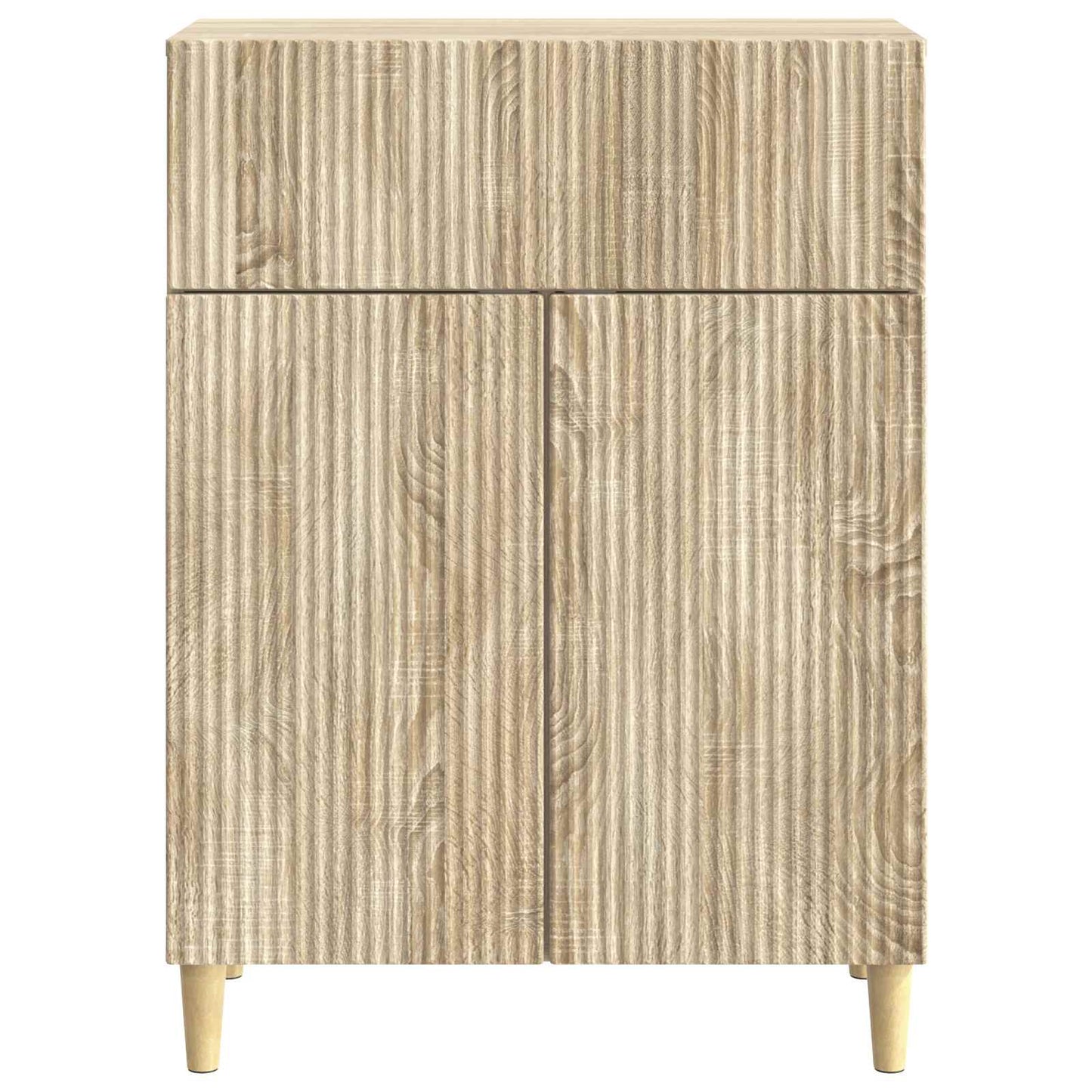 Dressoir met lade Sonoma Eiken 66 x 34,5 x 90 cm Bewerkt hout is nu te koop bij PeponiXL, paradijselijk wonen!