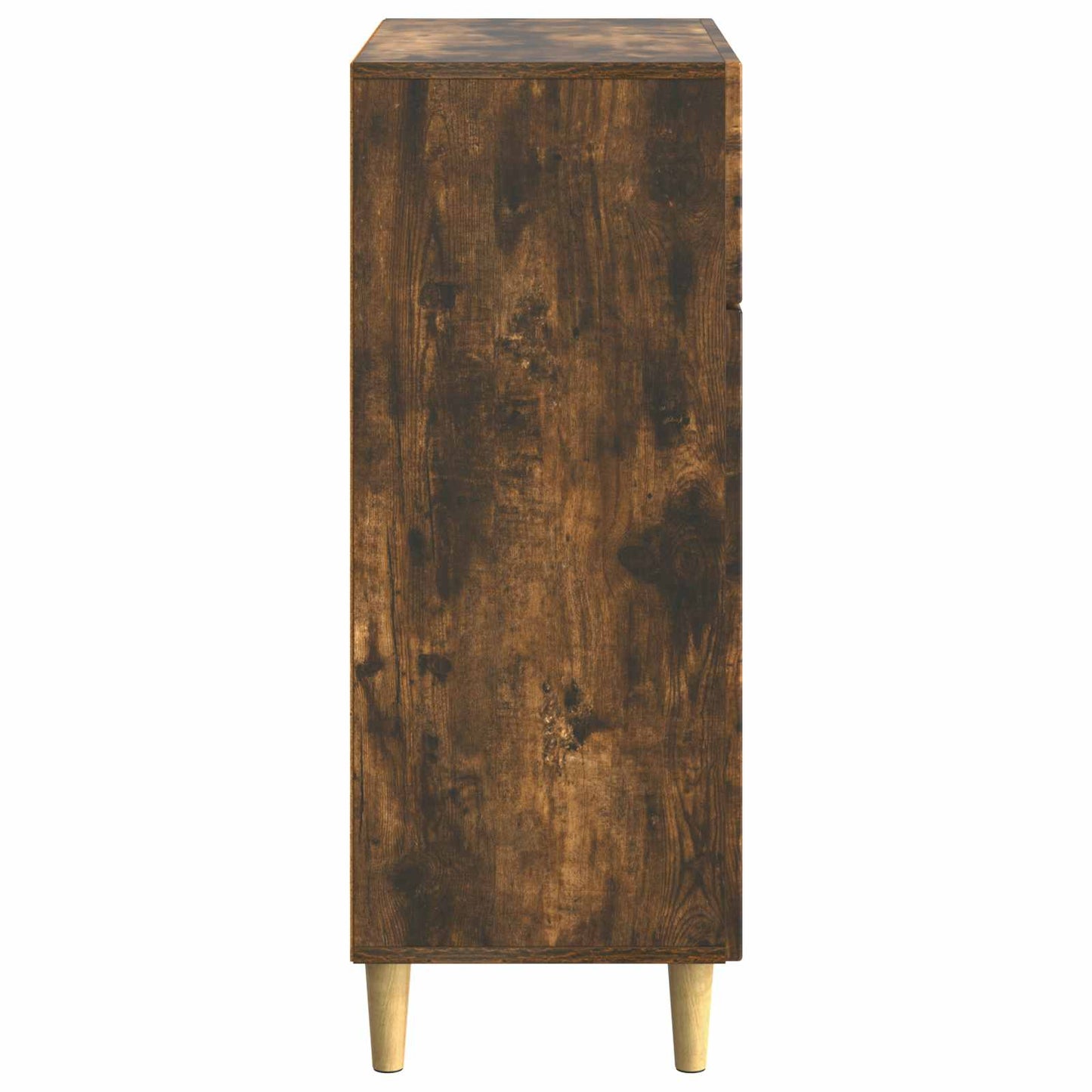 Dressoir met lade Gerookt eiken 66 x 34,5 x 90 cm Bewerkt hout is nu te koop bij PeponiXL, paradijselijk wonen!