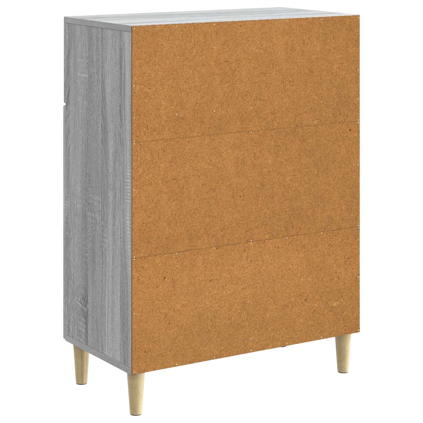 Dressoir met lade Grijs sonoma 66 x 34,5 x 90 cm Bewerkt hout is nu te koop bij PeponiXL, paradijselijk wonen!