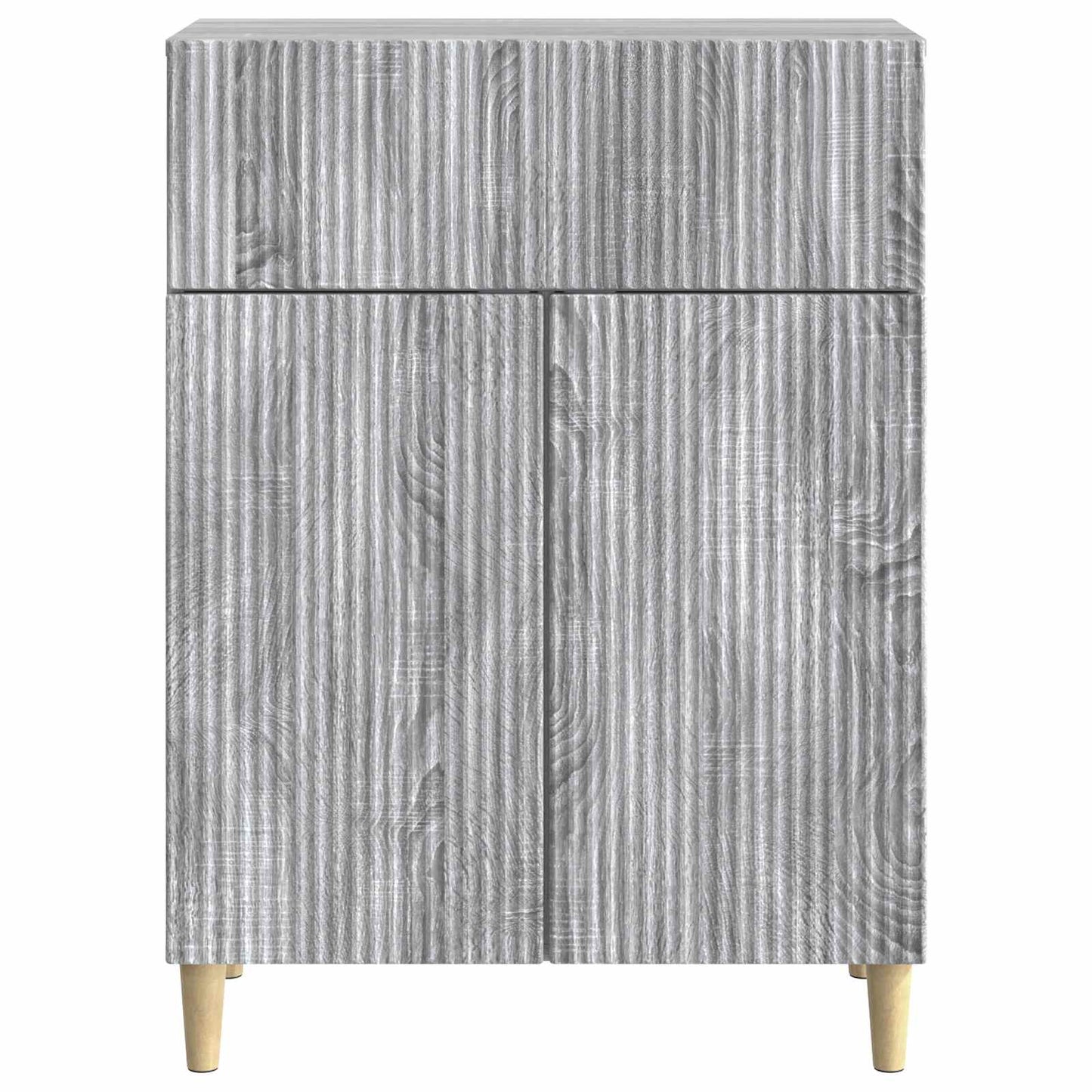 Dressoir met lade Grijs sonoma 66 x 34,5 x 90 cm Bewerkt hout is nu te koop bij PeponiXL, paradijselijk wonen!