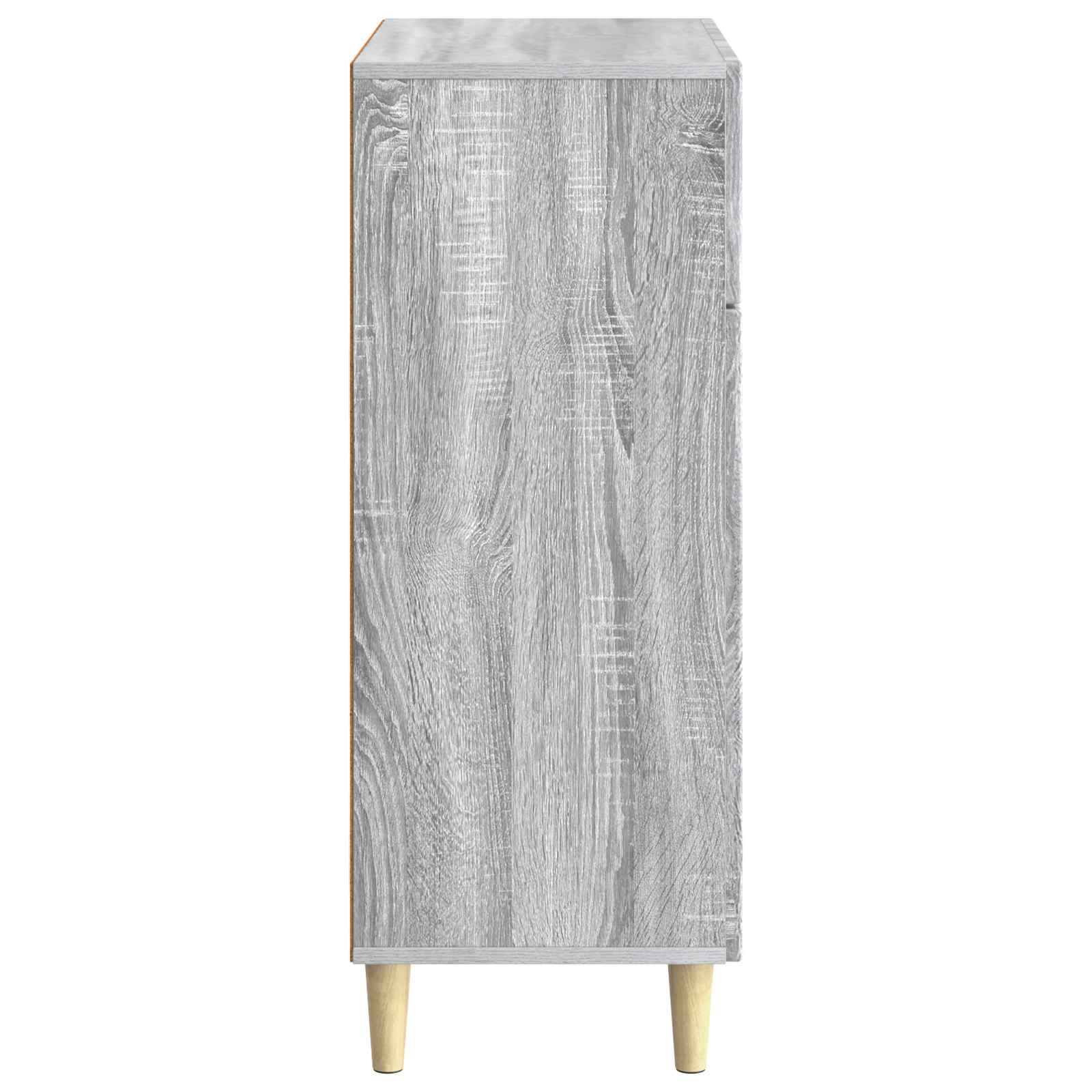 Dressoir met lade Grijs sonoma 66 x 34,5 x 90 cm Bewerkt hout is nu te koop bij PeponiXL, paradijselijk wonen!