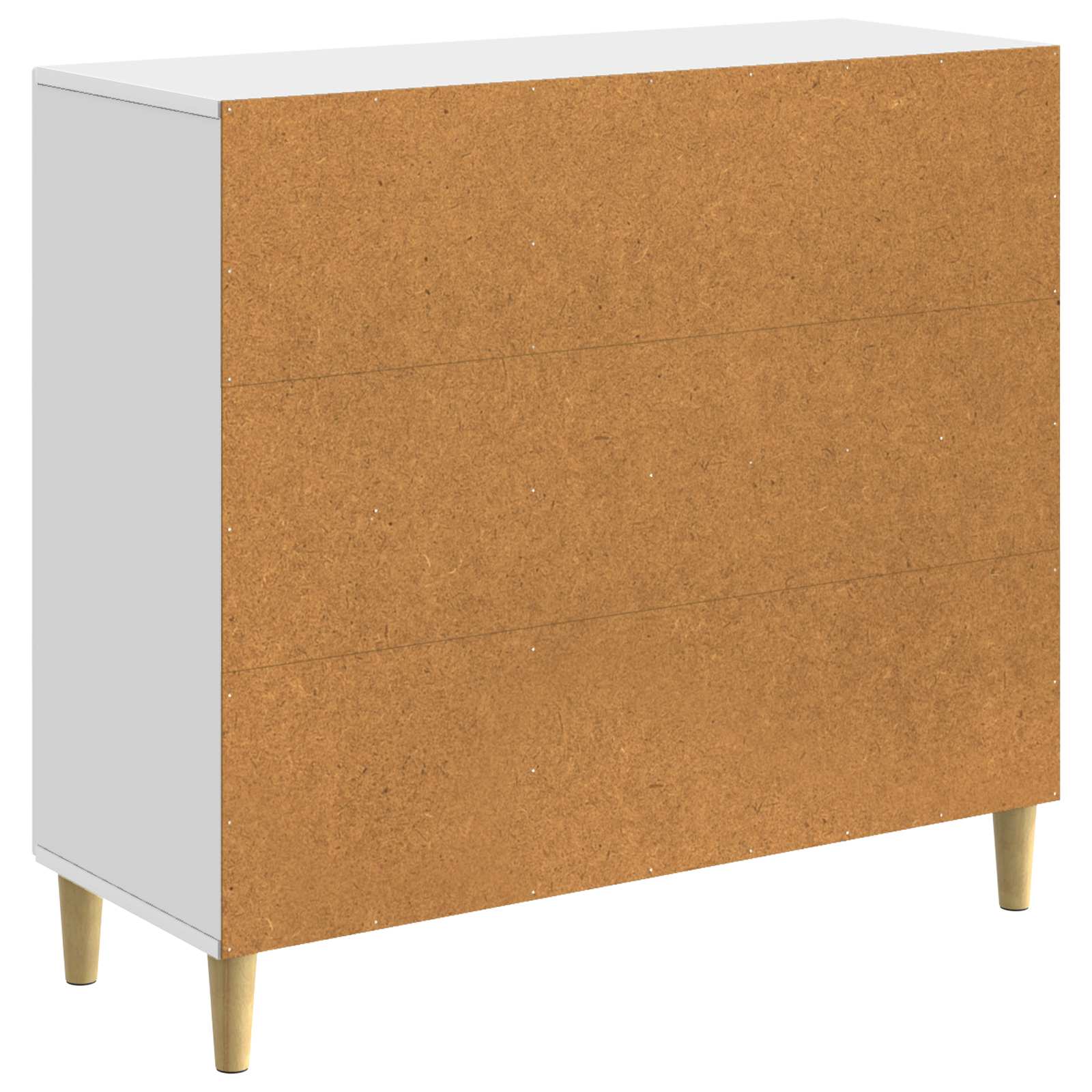 Dressoir Wit 89 x 34,5 x 80 cm Bewerkt hout is nu te koop bij PeponiXL, paradijselijk wonen!