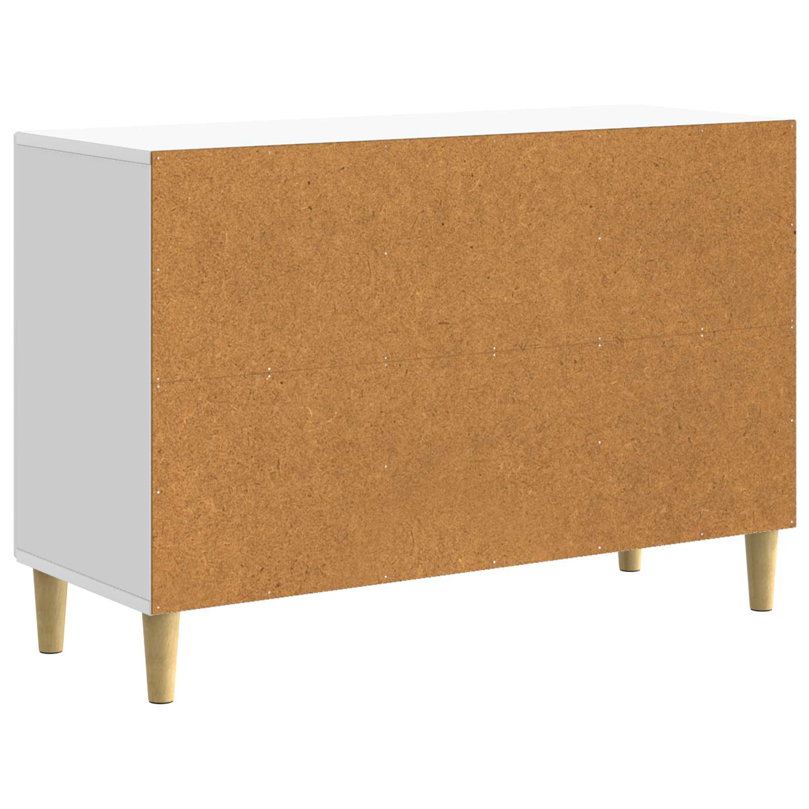 Dressoir Wit 89 x 34,5 x 60 cm Bewerkt hout is nu te koop bij PeponiXL, paradijselijk wonen!