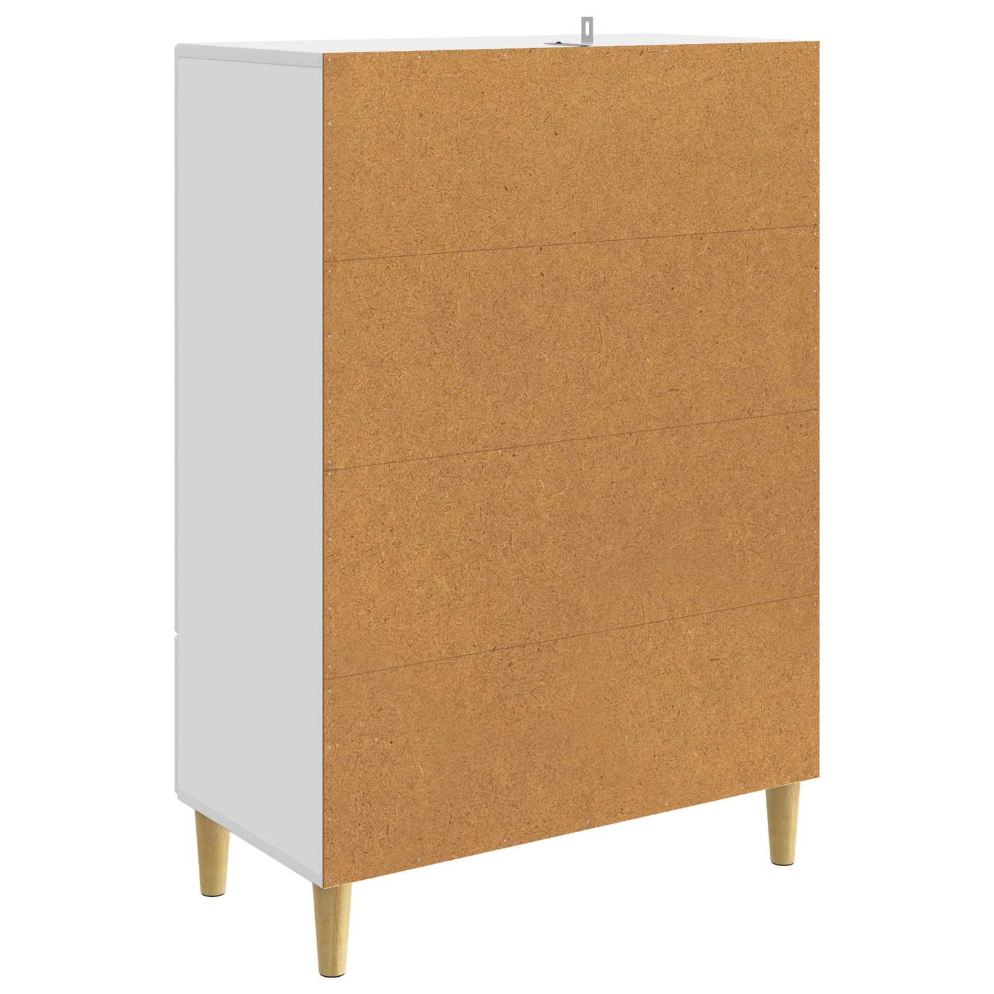 Dressoir Wit 66 x 34,5 x 95 cm Bewerkt hout is nu te koop bij PeponiXL, paradijselijk wonen!